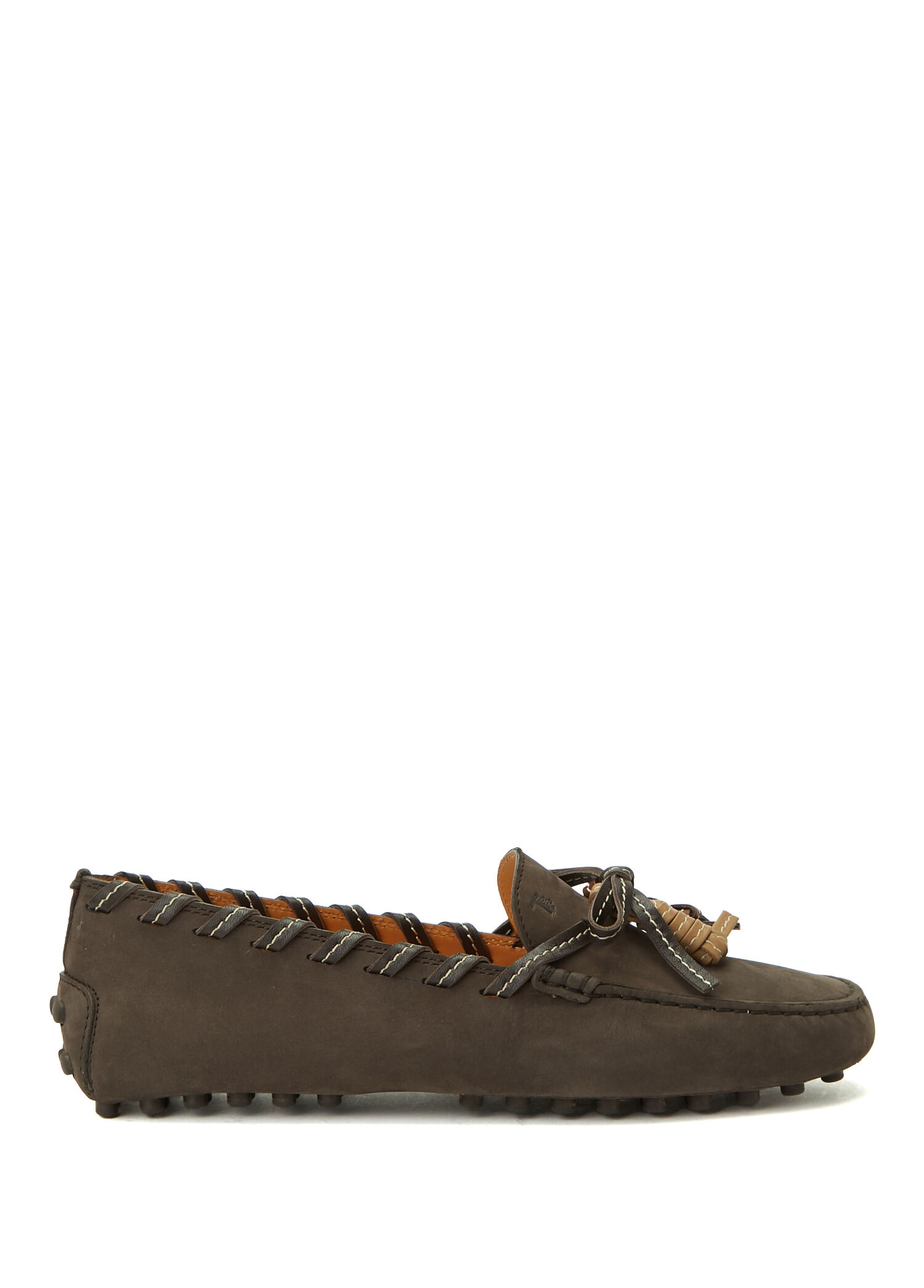 Gommino Dark Brown Women's Leather Loafers