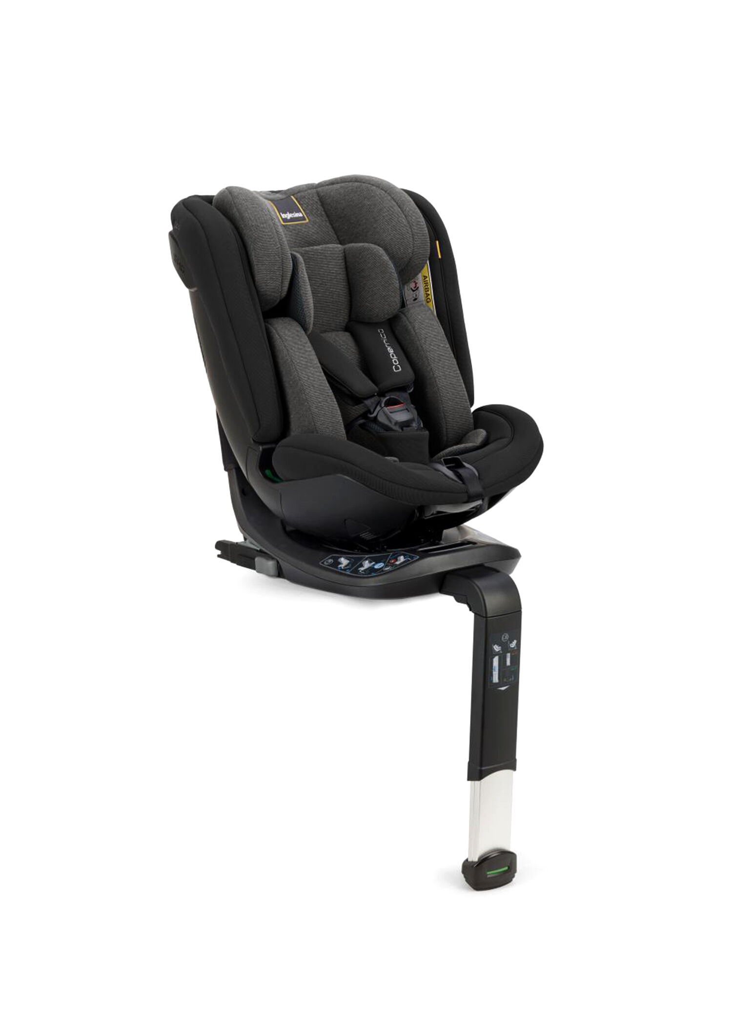 Copernico i-Size 360 Dönebilen 0-36 kg Bebek Vulcan Black Bebek Oto  Koltuğu