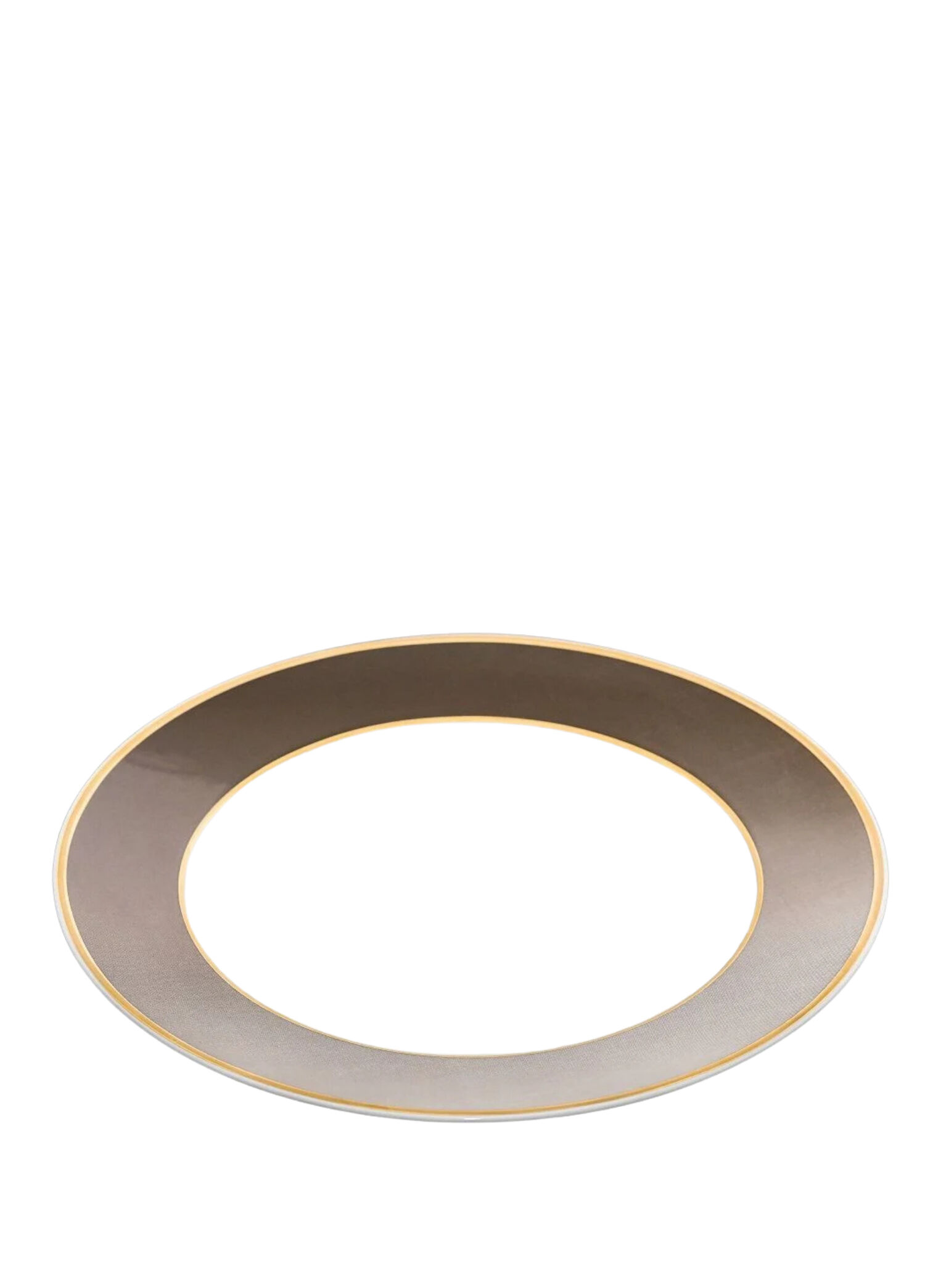 Carousel Havyar Rengi Porselen 6'lı Yemek Tabağı