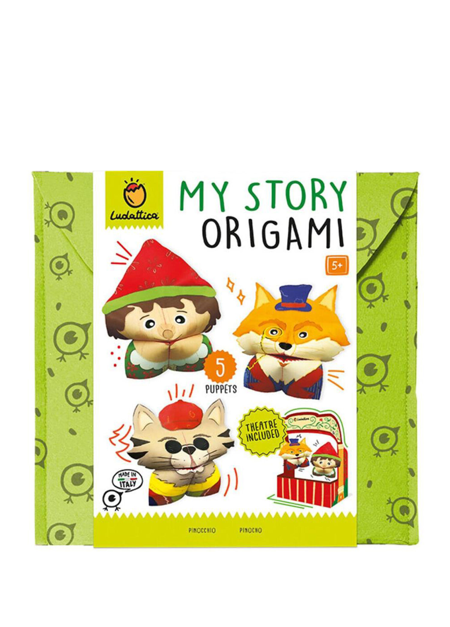 Pinokyo Origamiden Hikayeler Çocuk Yabancı Dil Aktivite Kitabı