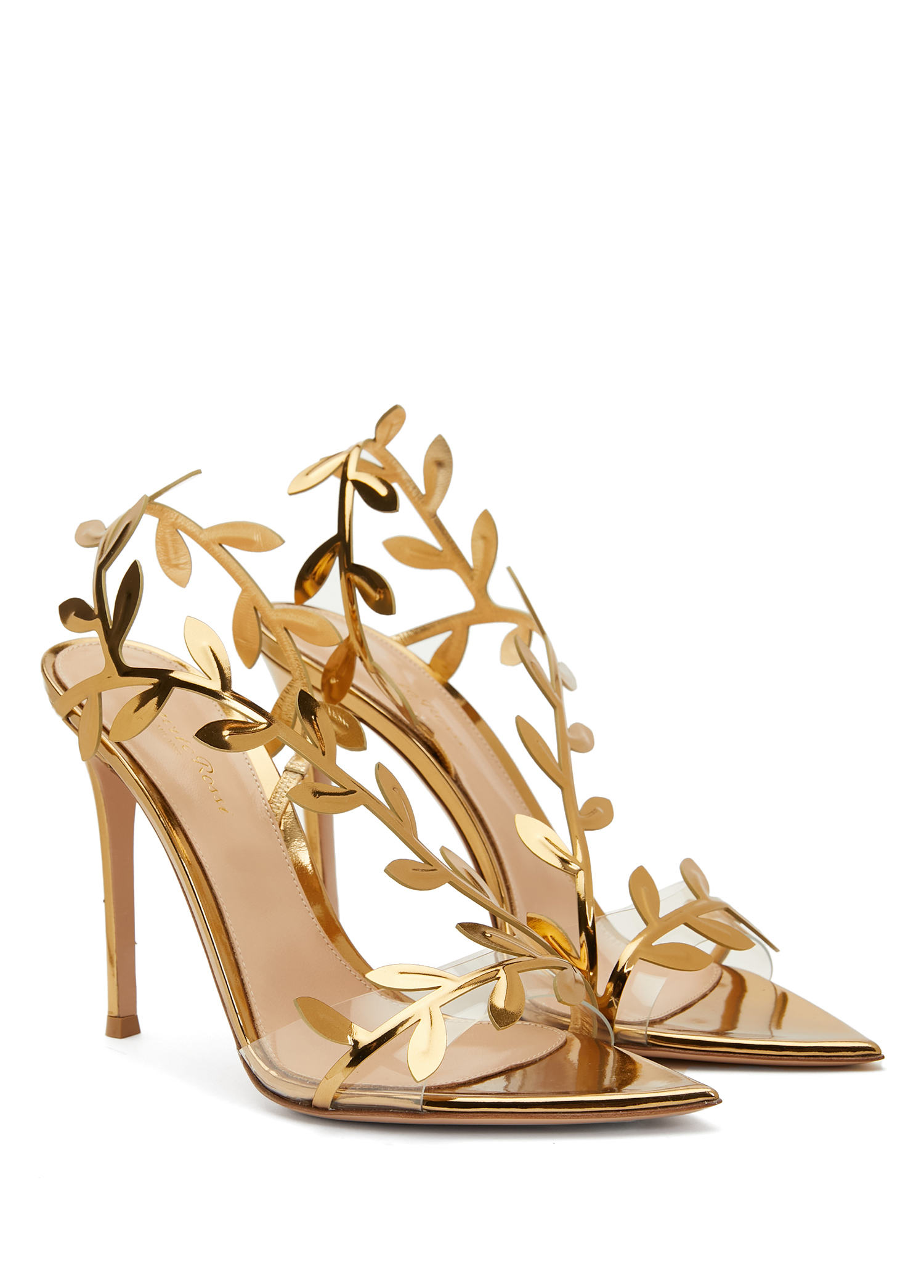 Gianvito Rossi Gold Women's Leather Sandals