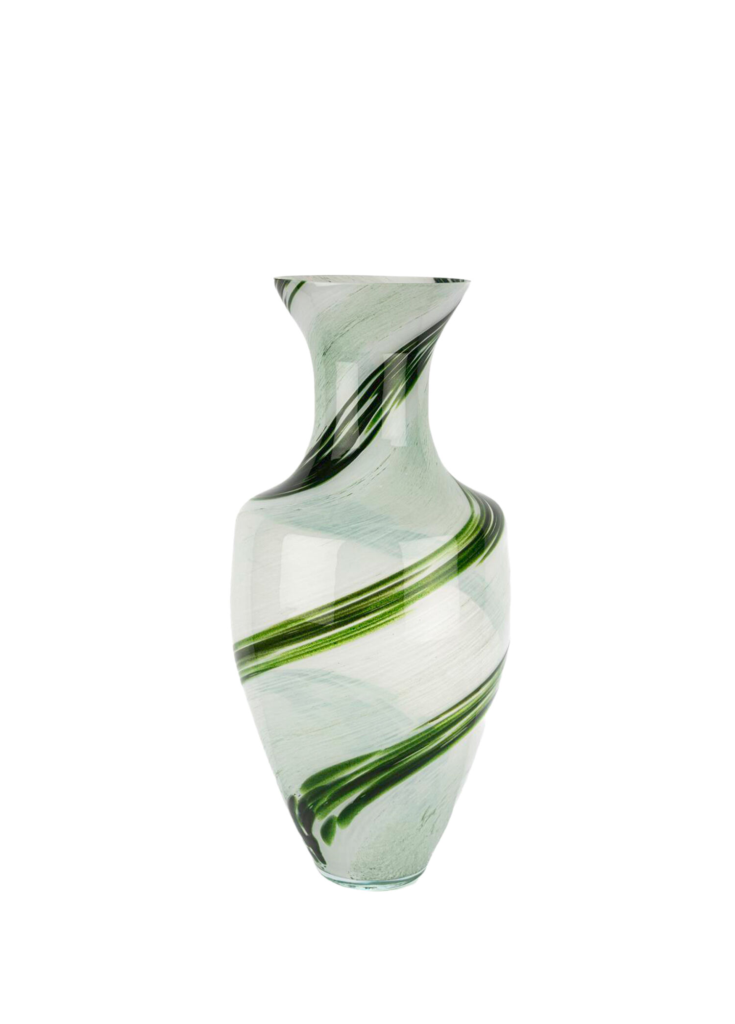 Giara Yeşil Cam Vazo 26 x 61 cm