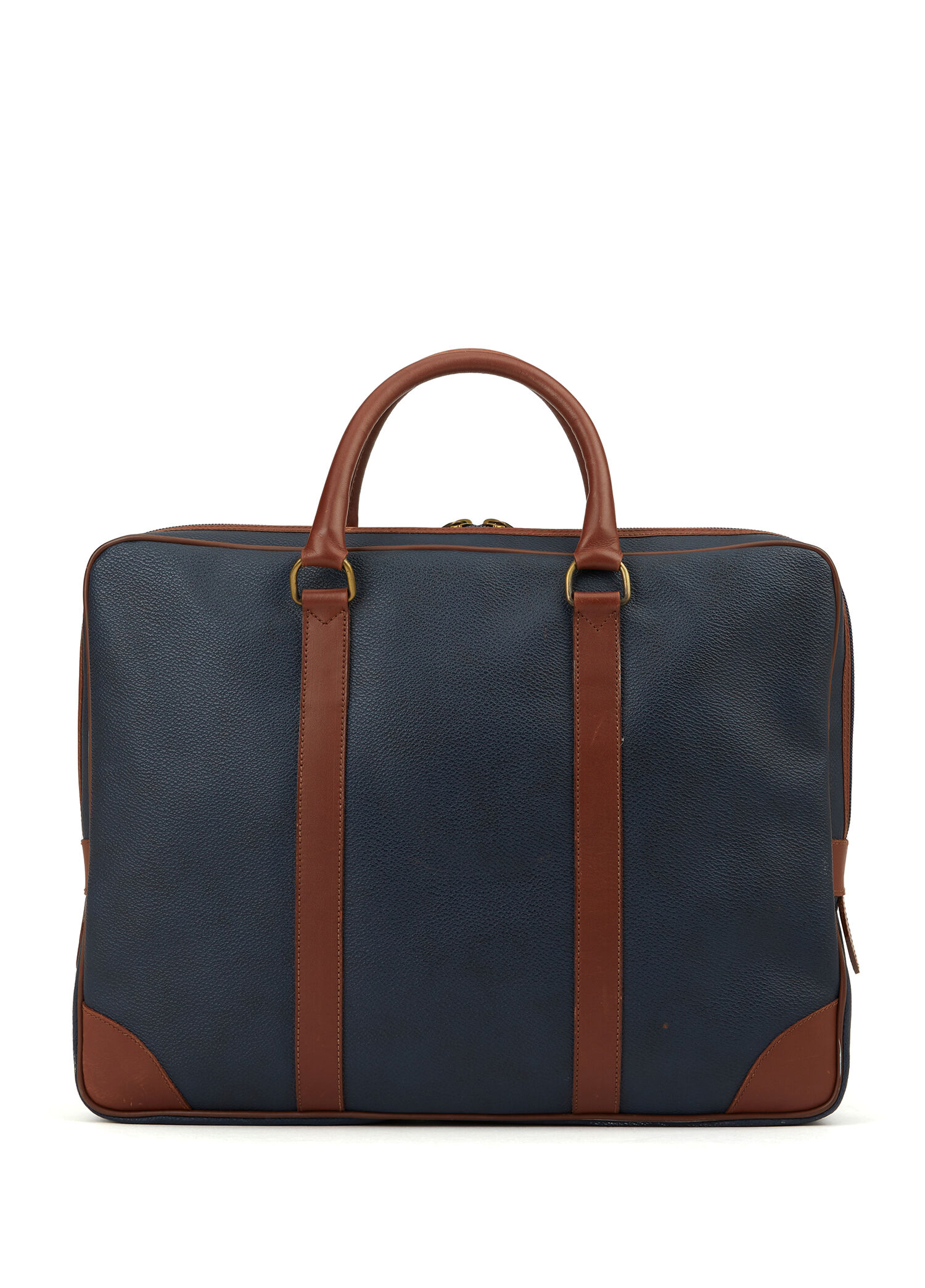 Beymen Reborn - Burberry Briefcase Çanta - Lacivert-Taba