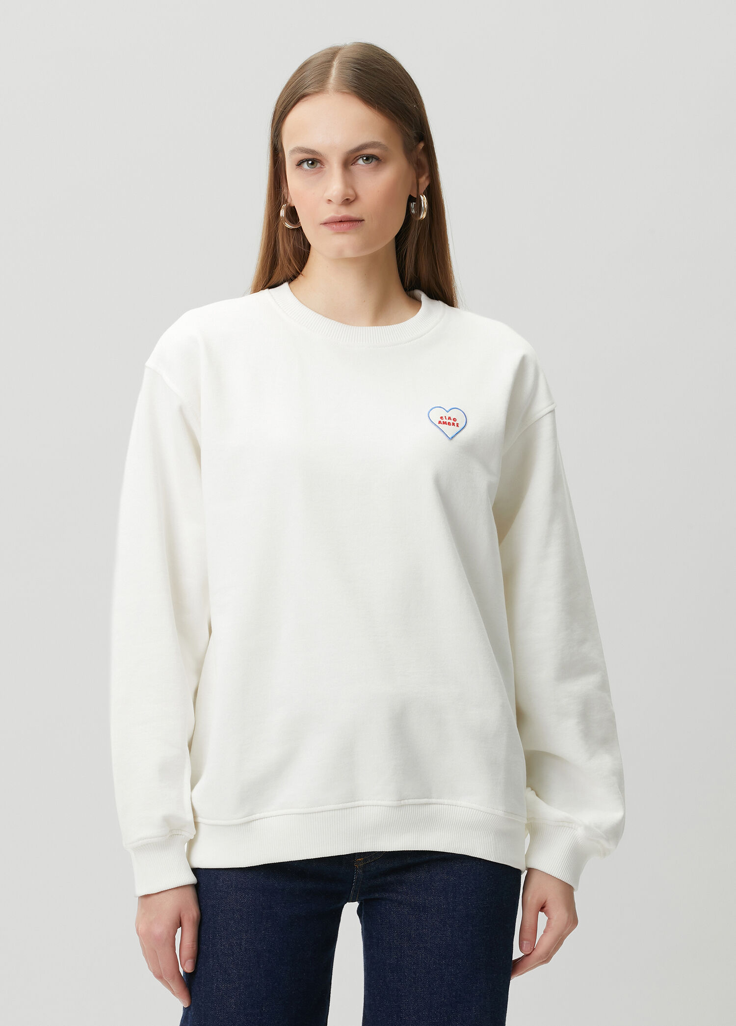 P Giada Benincasa White Sweatshirt