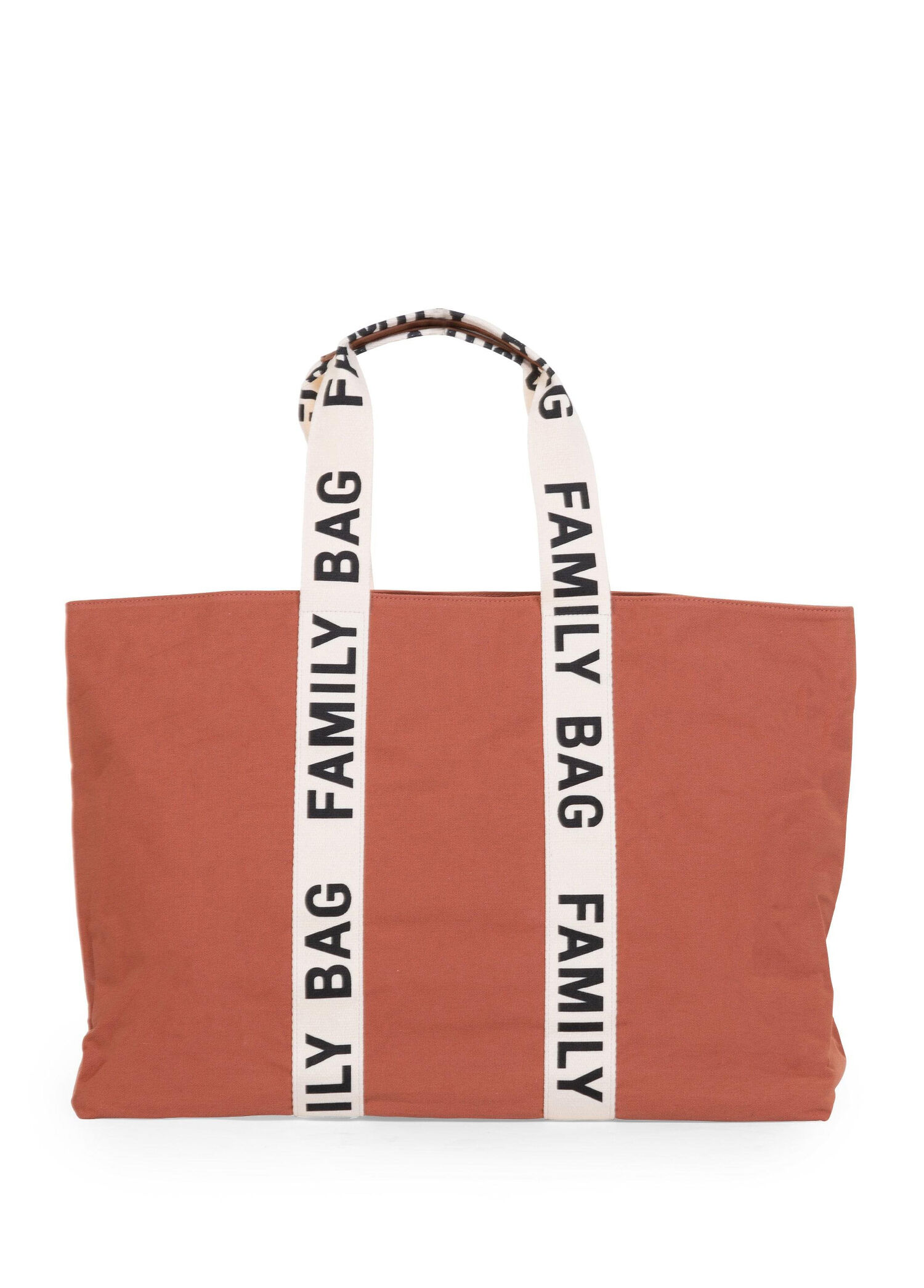 Family Bag Signature Kiremit Kanvas Anne Bebek Bakım Çantası