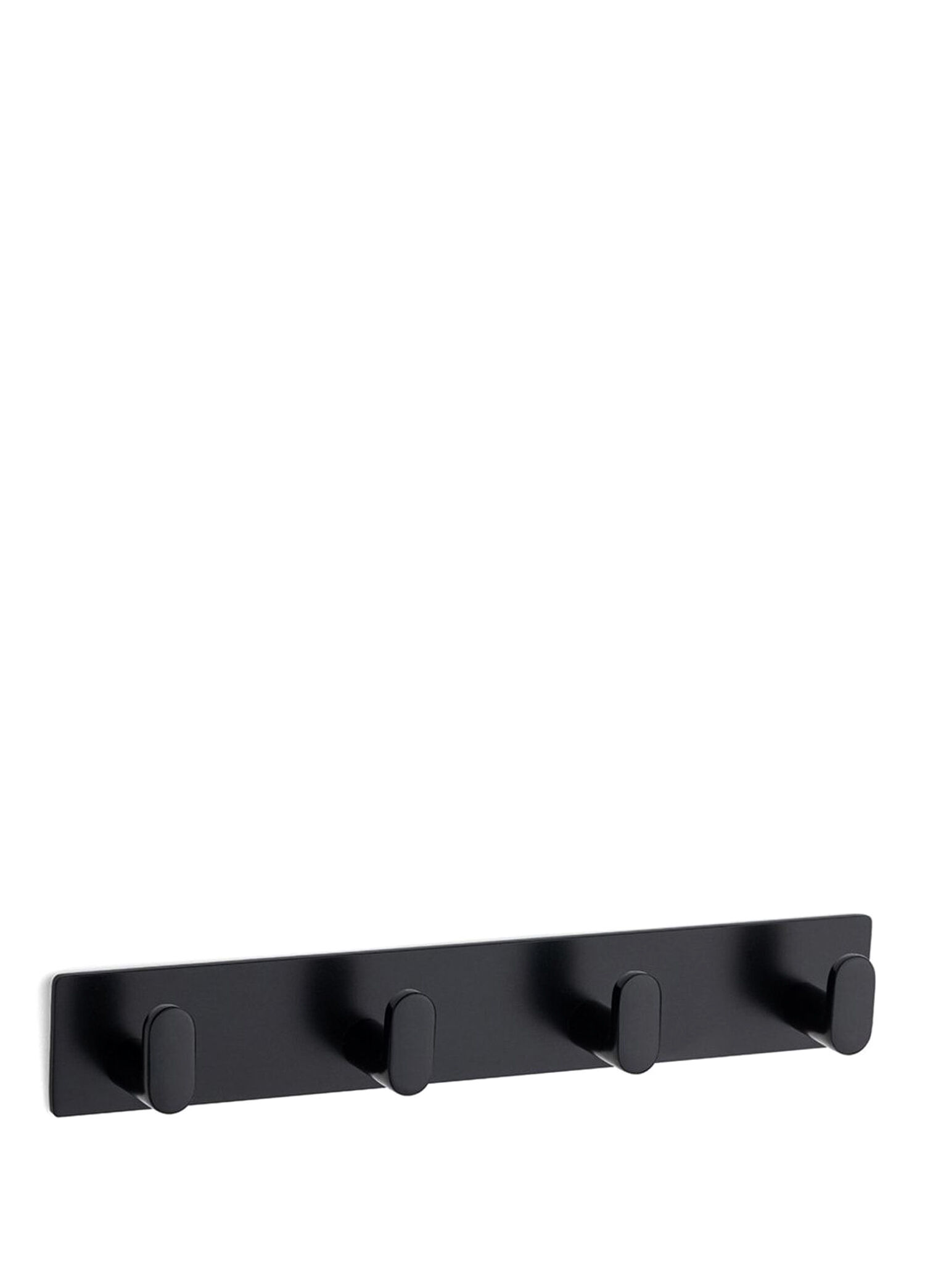 Siyah Yapışkanlı Banyo Askısı 255 mm