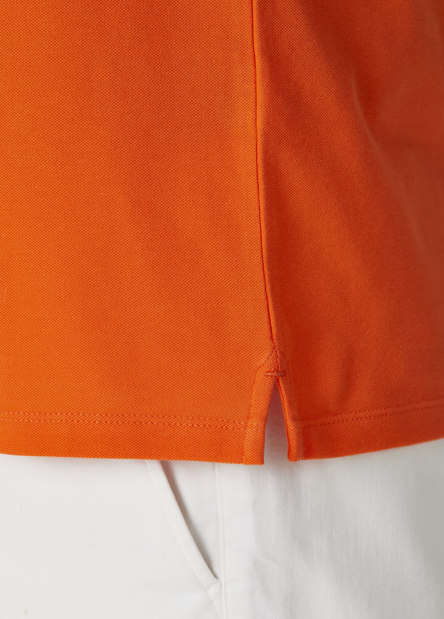 Comfort Fit Turuncu Polo Yaka T-shirt_6