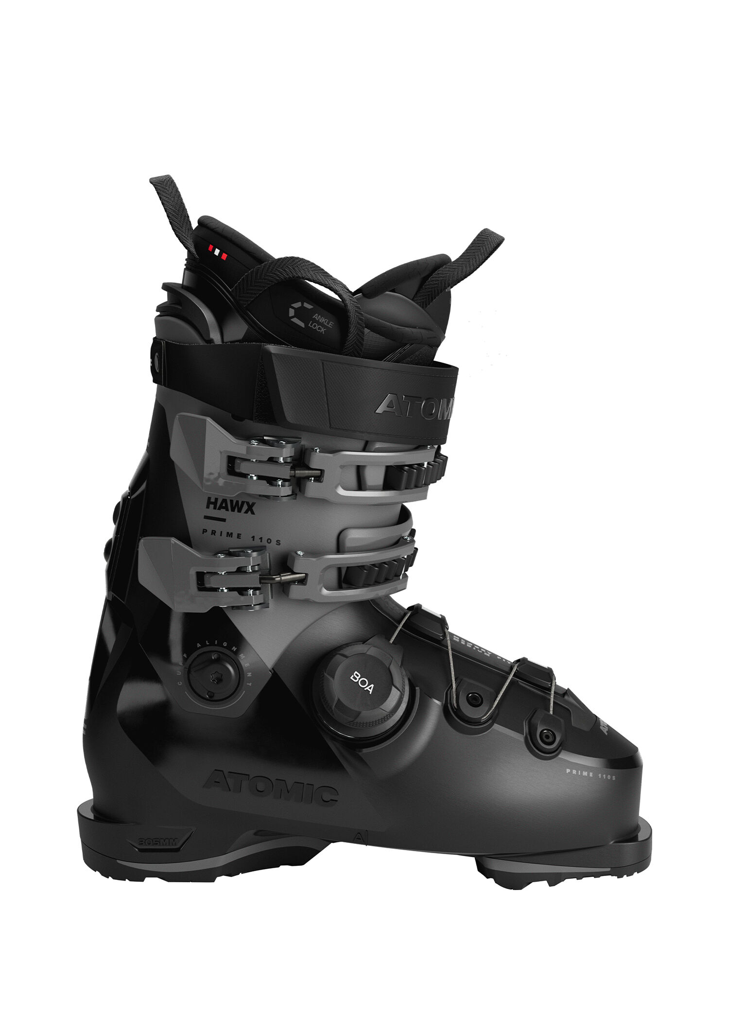 Hawx Prime 110 S Boa Siyah Gri Erkek Kayak Ayakkabısı