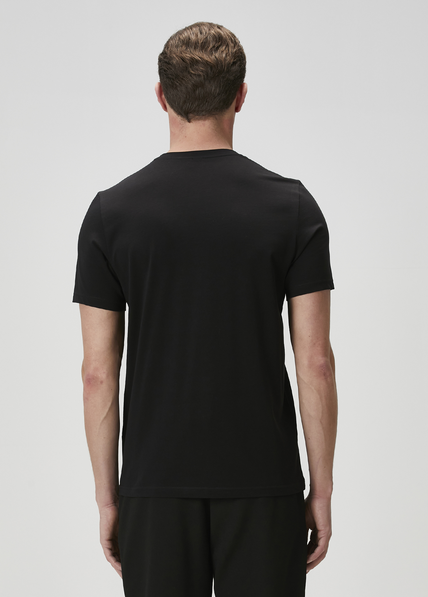 Siyah Baskılı T-shirt_4