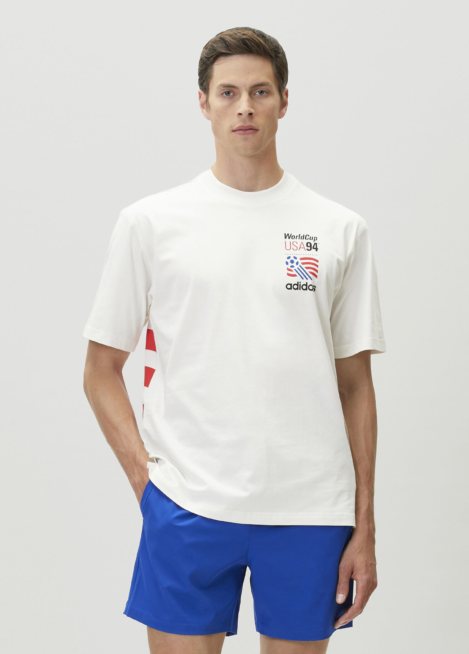 Adidas Beyaz-Yesil Erkek Grafik Beyaz Yeşil T-shirt 1962217 | Beymen
