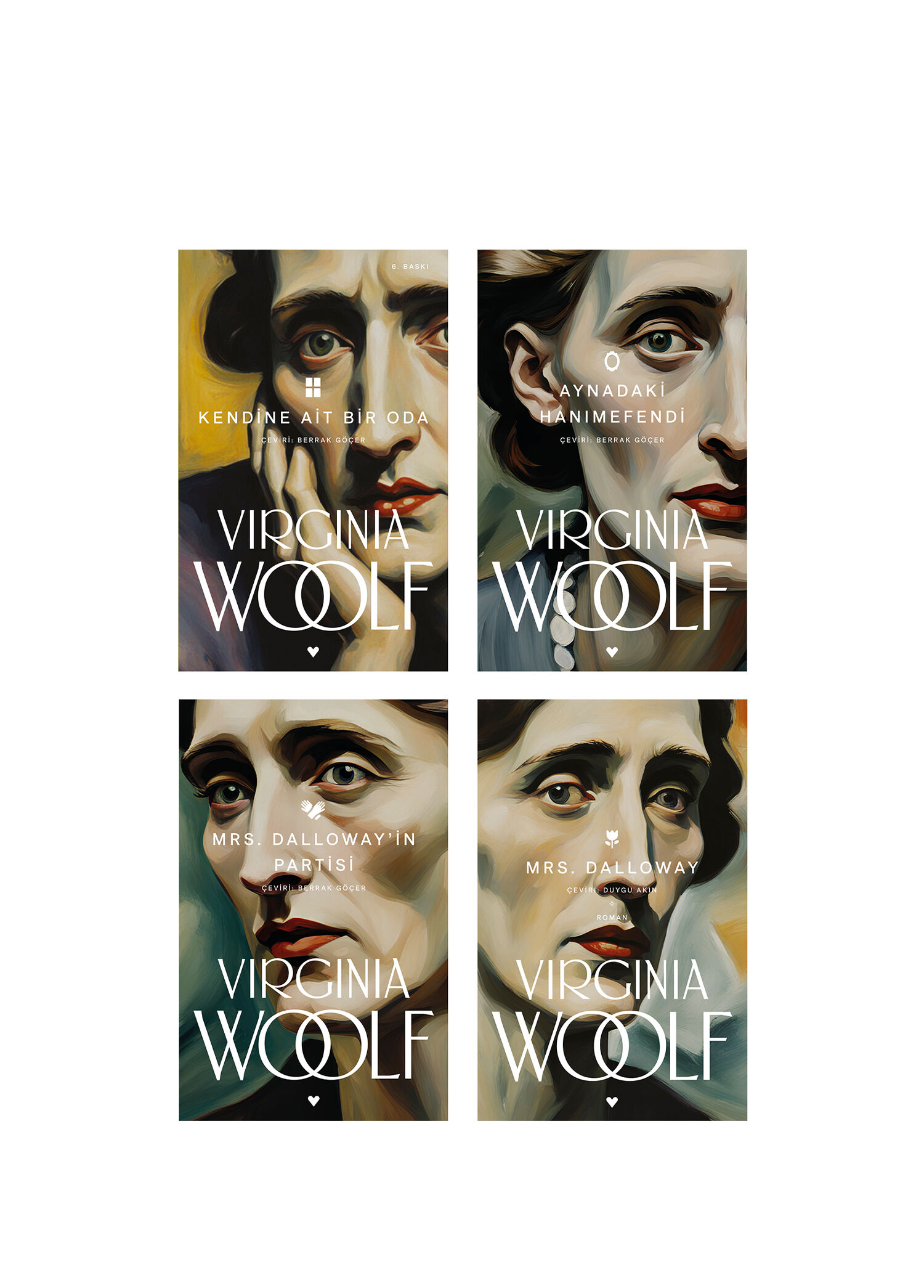 Virginia Woolf 4'lü Kitap Seti