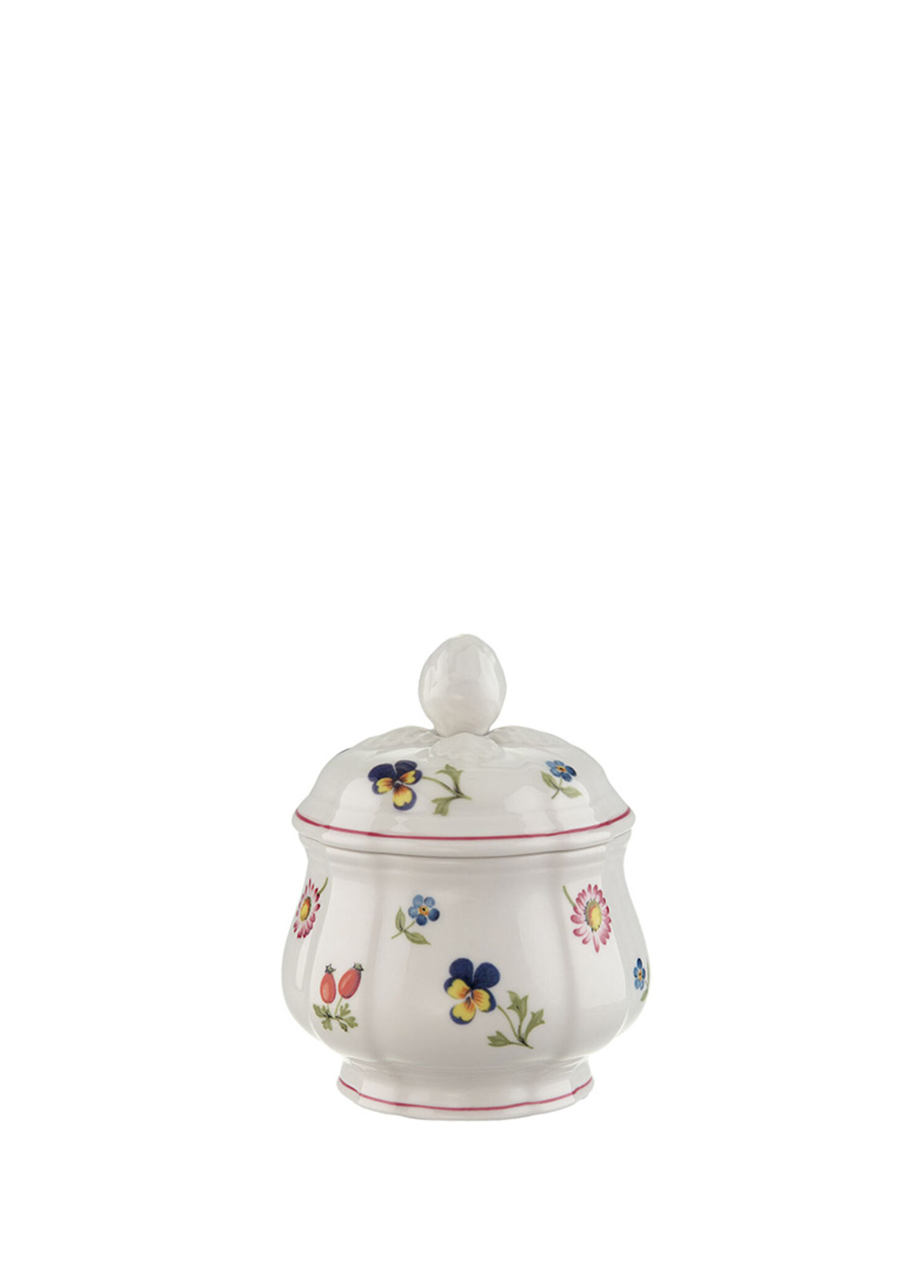 Petite Fleur Premium Porselen Beyaz Şekerlik