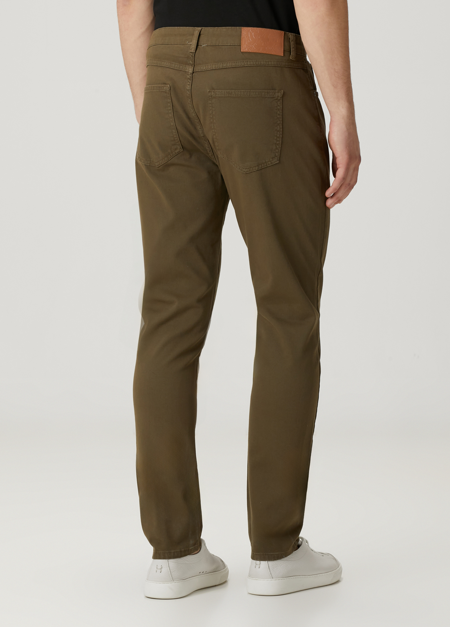 Slim Fit Haki Spor Pantolon_2