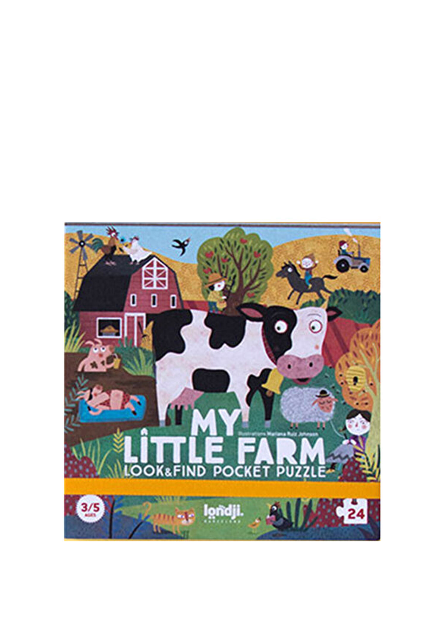 Pocket Puzzle My Little Farm Küçük Çiftliğim 3+ Yaş 24 Parça Cep Yapbozu
