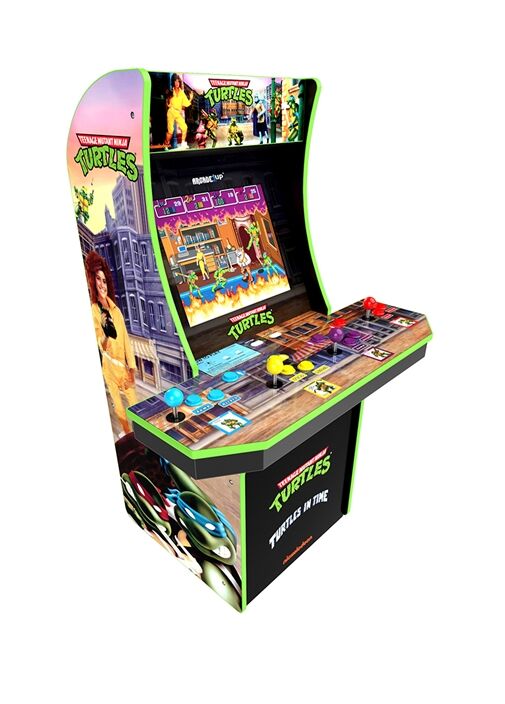 Arcade1up Mutant Ninja Turtles 4 Kisilik Oyun Konsolu Cok Renkli