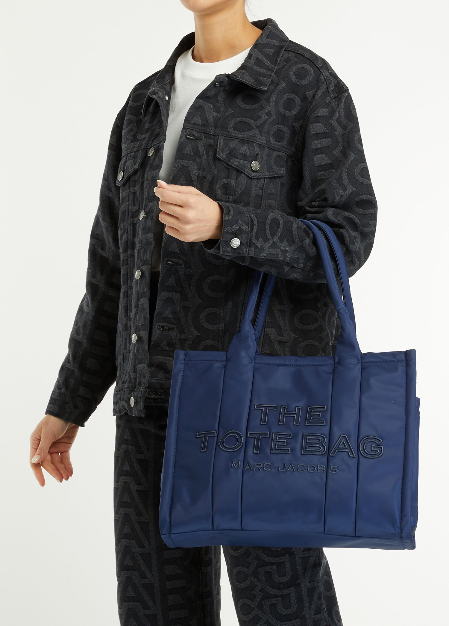 Marc Jacobs - Large Navy Blue Women's Tote Bag Marc Jacobs - Large Navy Blue Women's Tote Bag