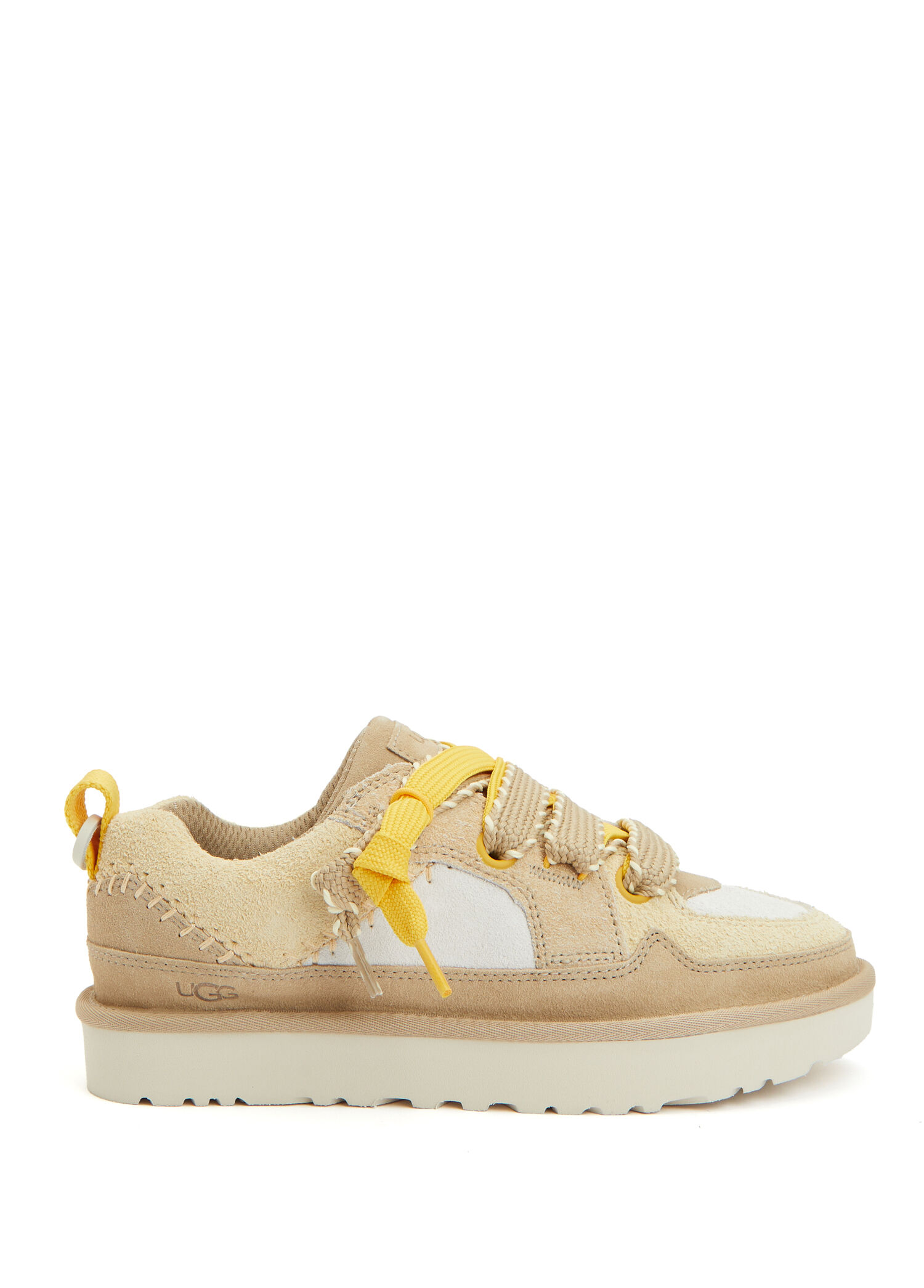 Ugg - Lo Lowmel Biarritz Hardal Kadın Süet Sneaker - Hardal