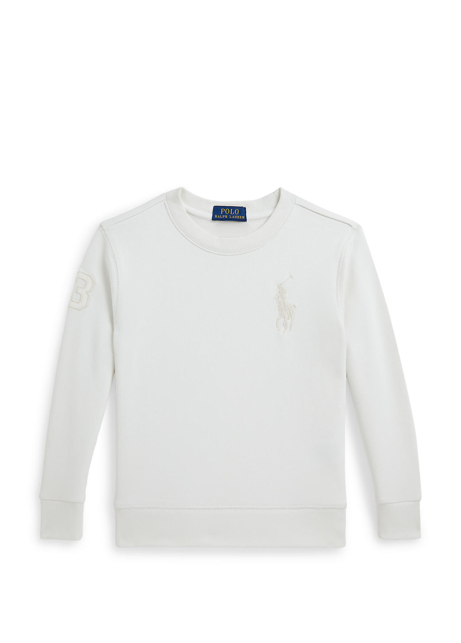 Beyaz Erkek Çocuk Sweatshirt