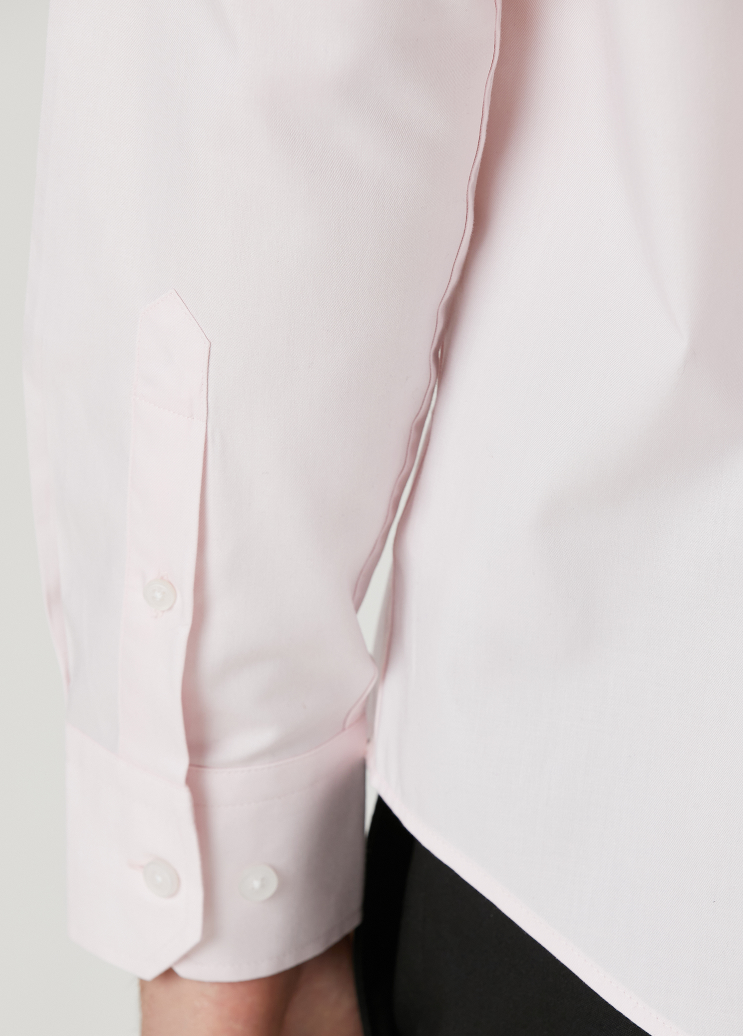 Comfort Fit Açık Pembe Gömlek_5