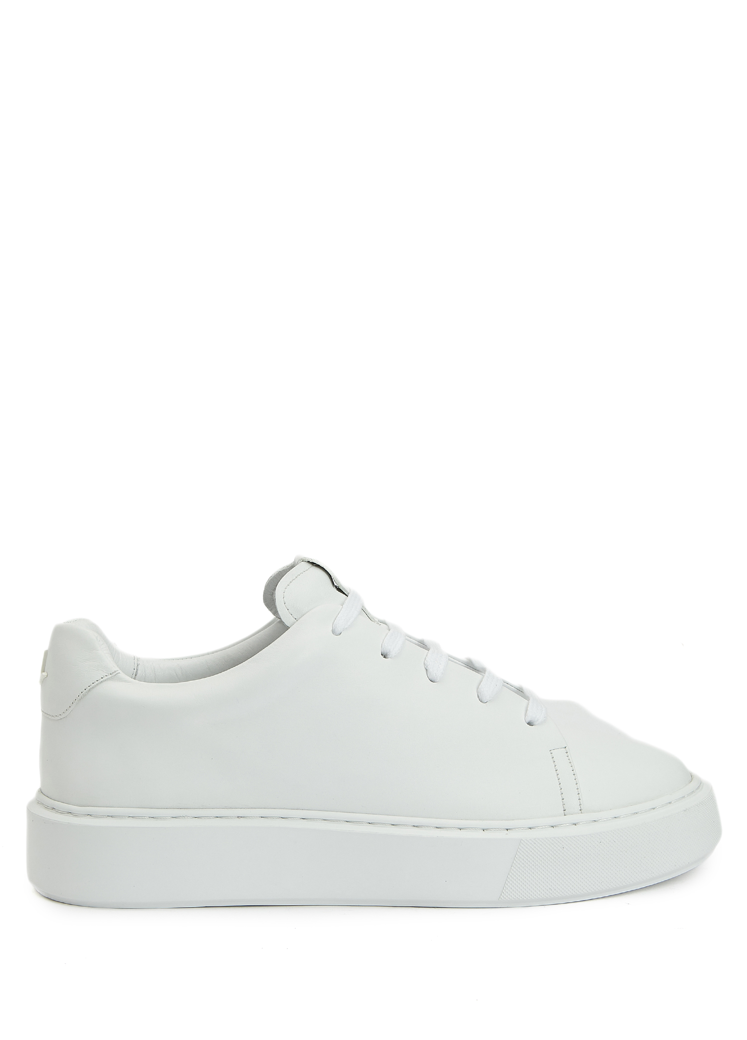 Beyaz Kadın Deri Sneaker