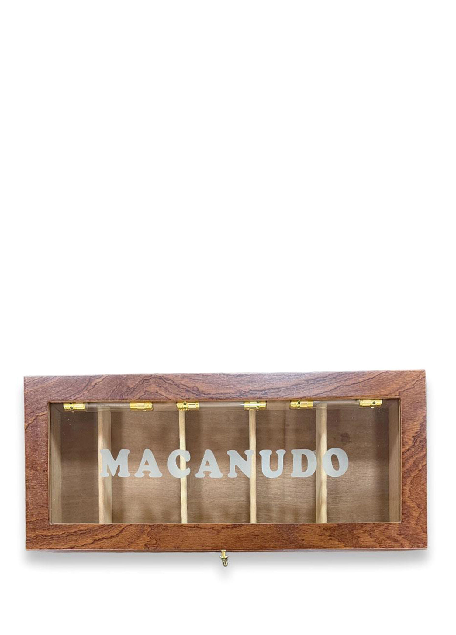 İtaly Macanudo Kahverengi Camlı 200's Humidor Puro Kutusu