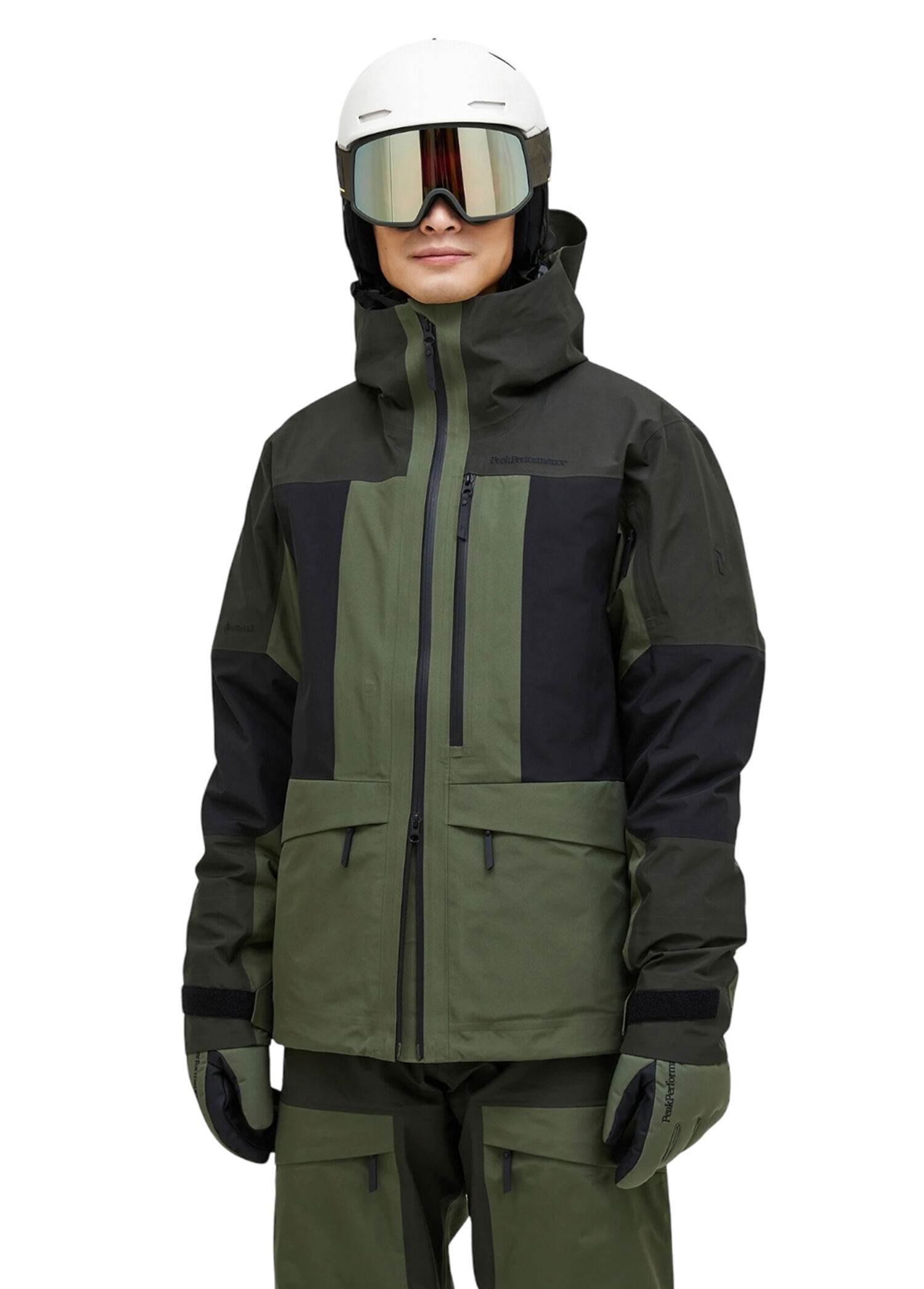 Gravity Gore-Tex 3L Yeşil Erkek Kayak Montu