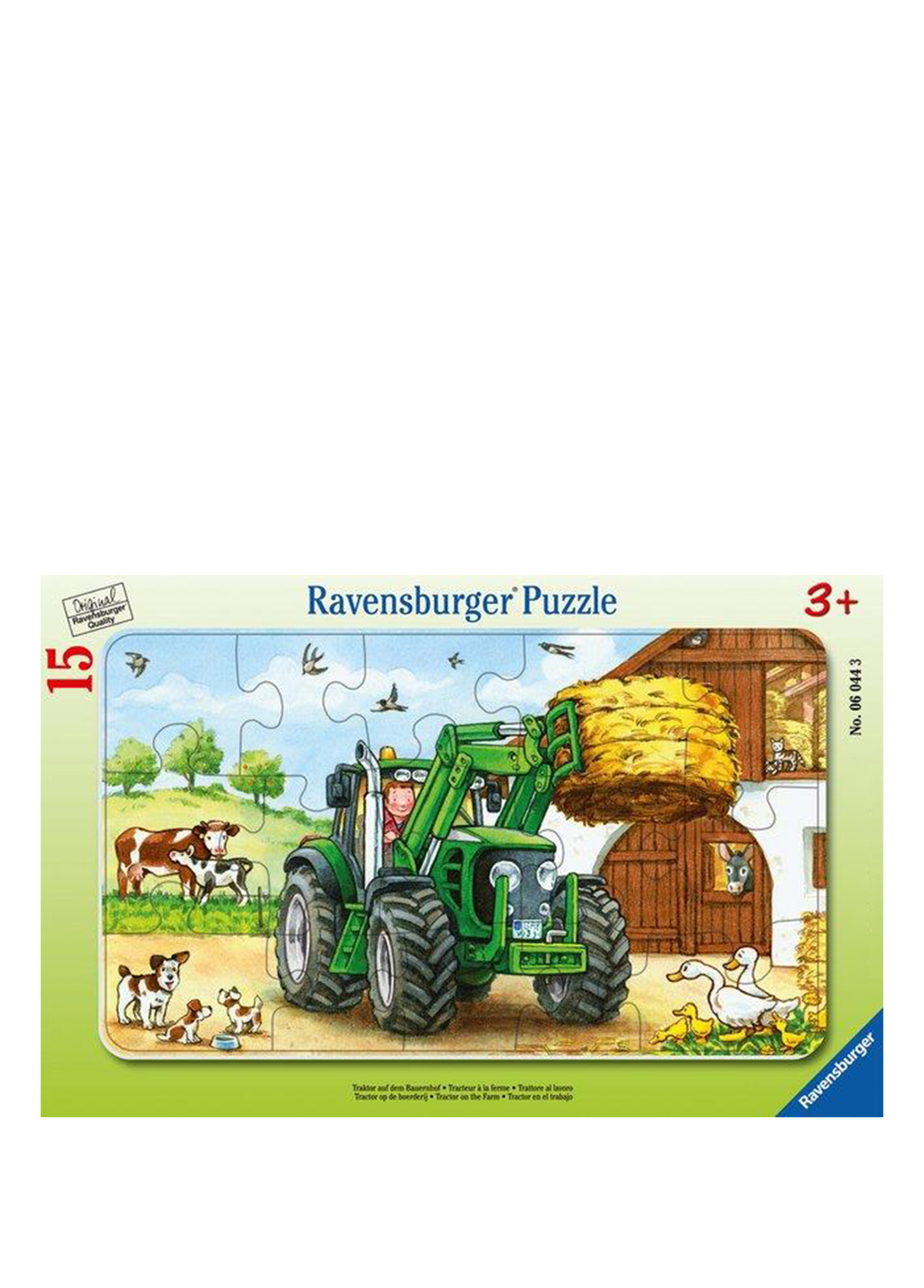 15 Parça Puzzle Tractor on Farm 060443