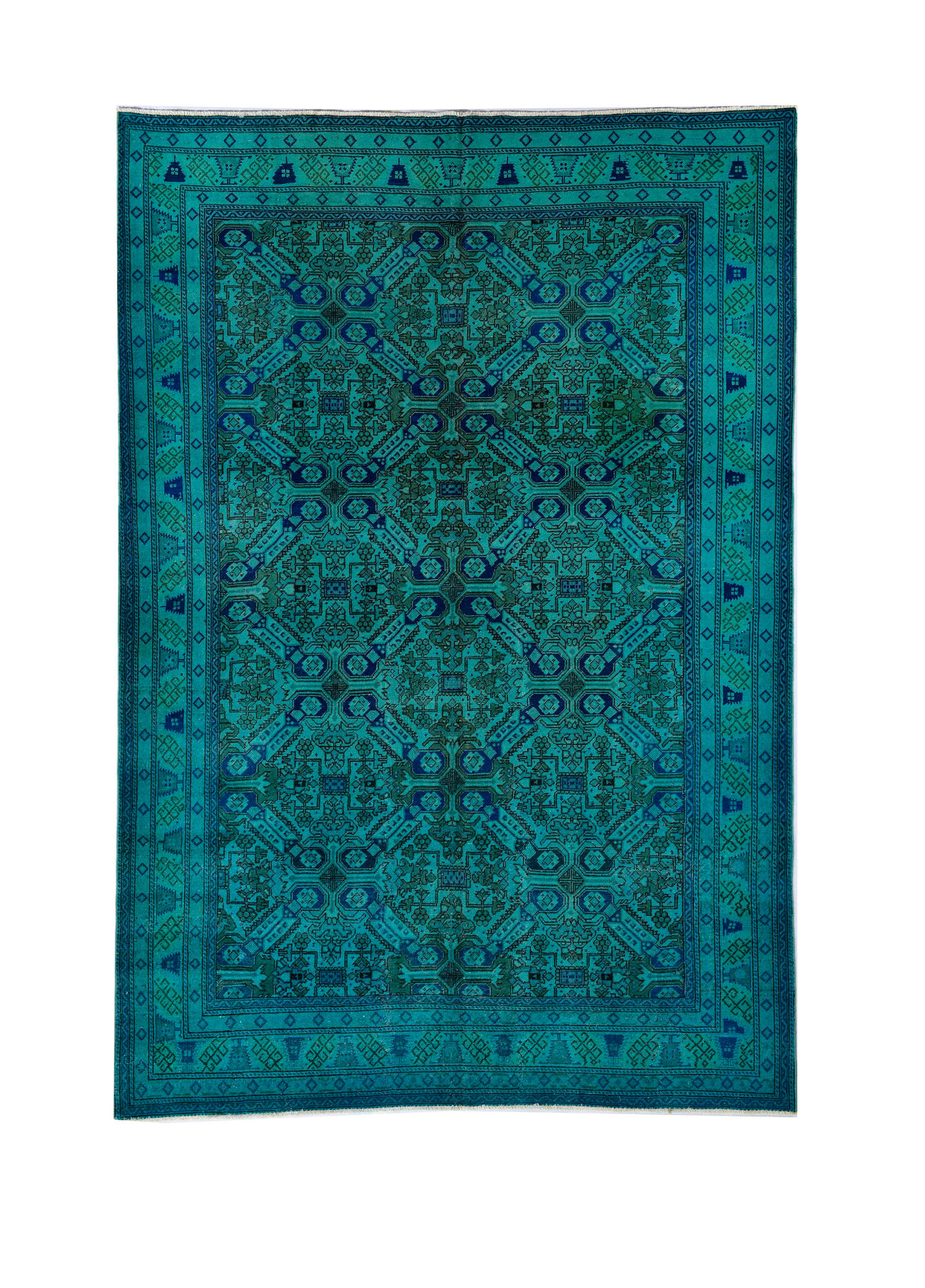 Aqualis Vintage El Dokuma Yün Halı 277 x 195 cm