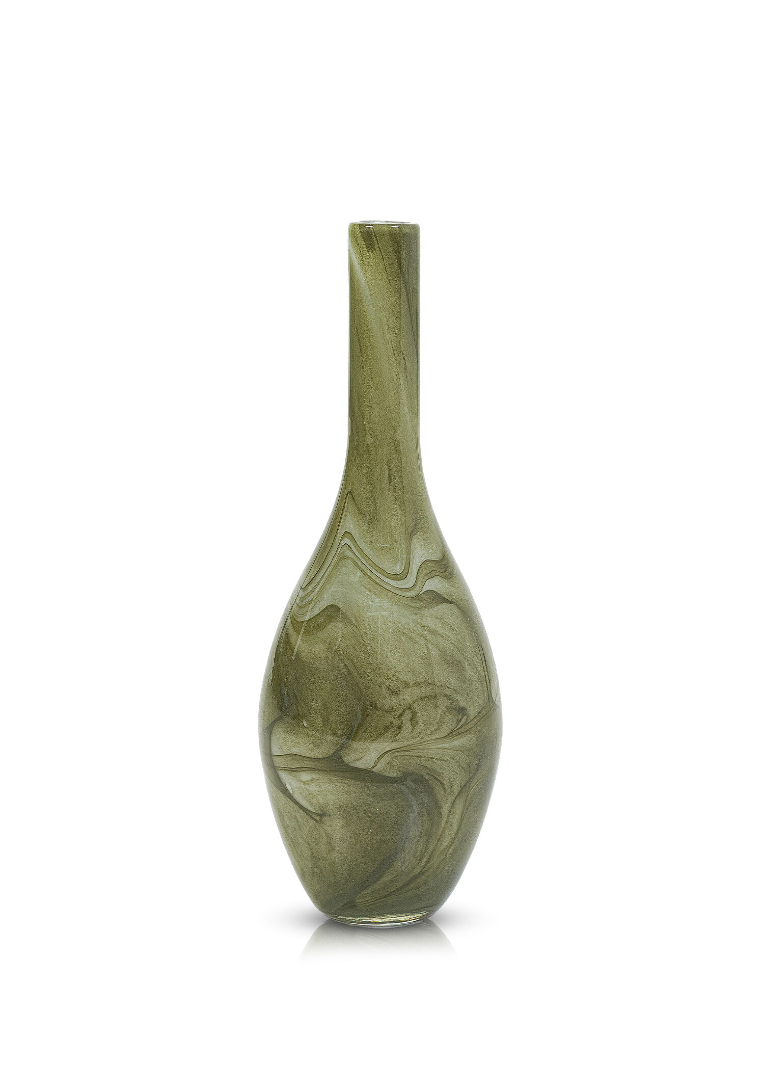 Serenity Soft Green Cam Vazo 41 x 14 cm