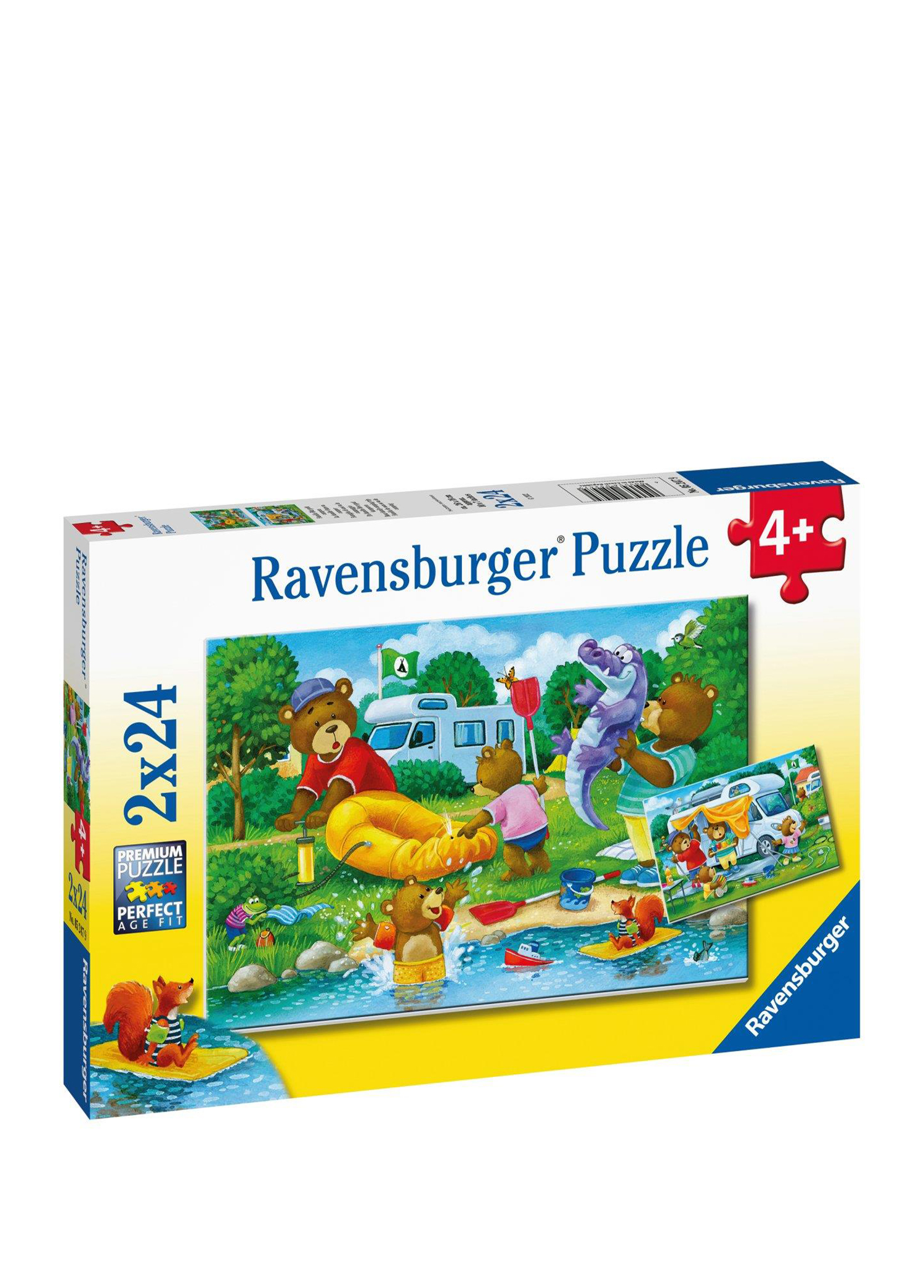 052479 Ayı Ailesi Kampta 48 Parça Puzzle