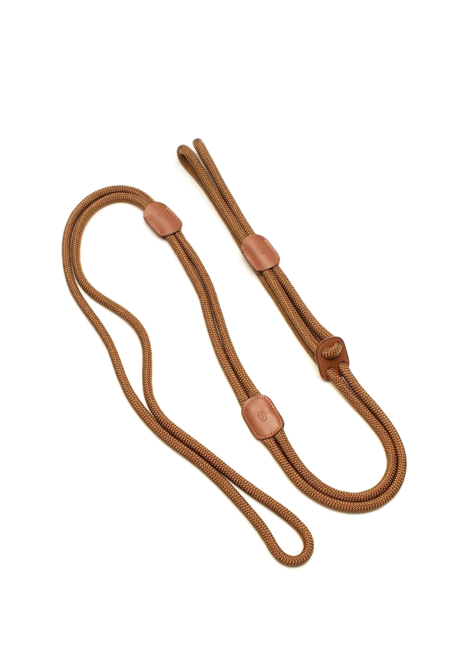 Karamel Paracord Deri Hepsi Bir Arada Köpek Göğüs Tasması