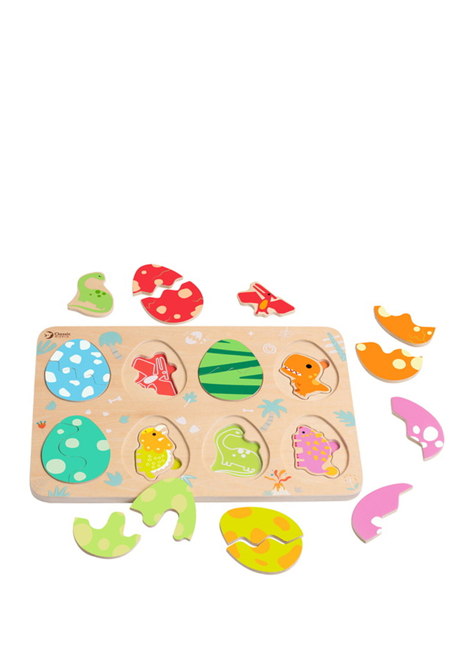 Dinosaur 25 Parça Çocuk Ahşap Puzzle