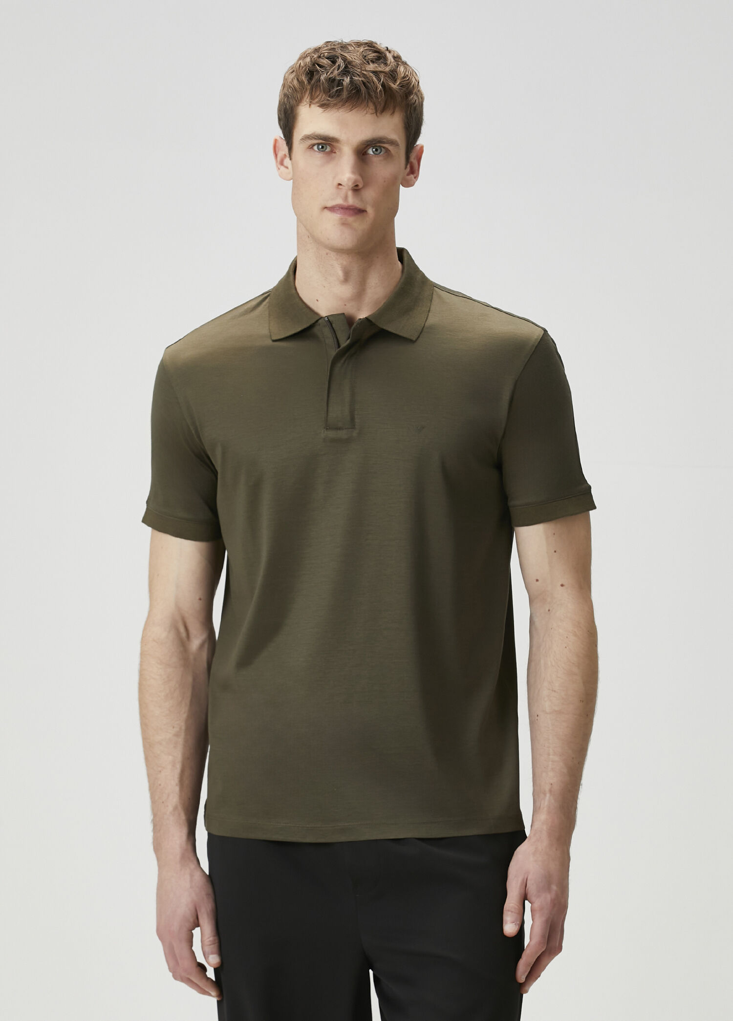 Koyu Yeşil Polo Yaka T-shirt