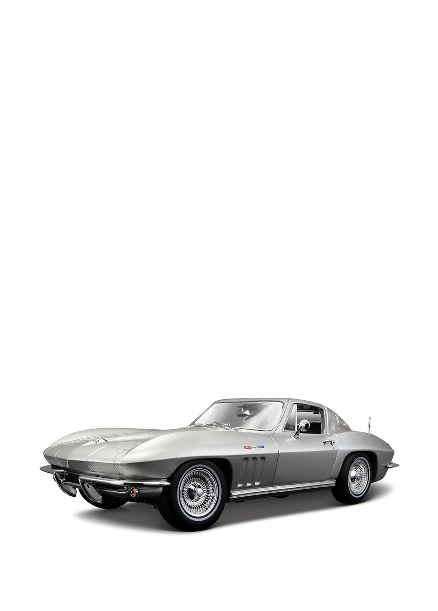 Gri 1965 Chevrolet Corvette 1/18 Special Edition Model Araba