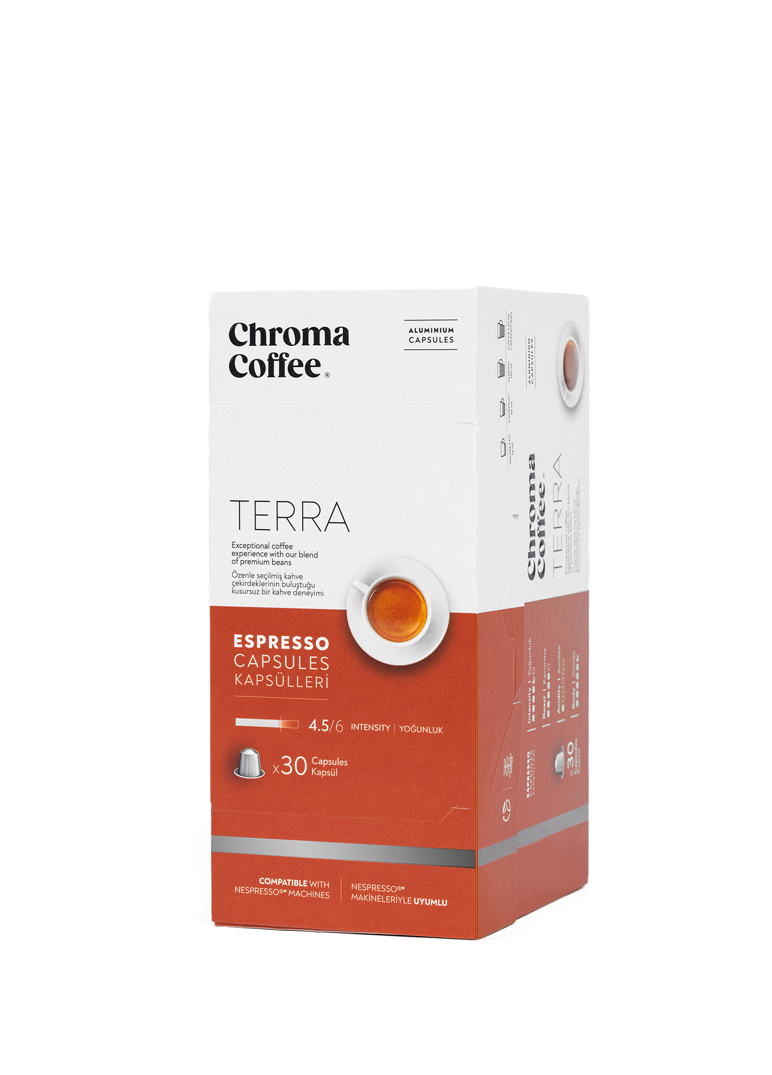 Classic Series Terra 30 Adet Nespresso Uyumlu Kapsül Kahve