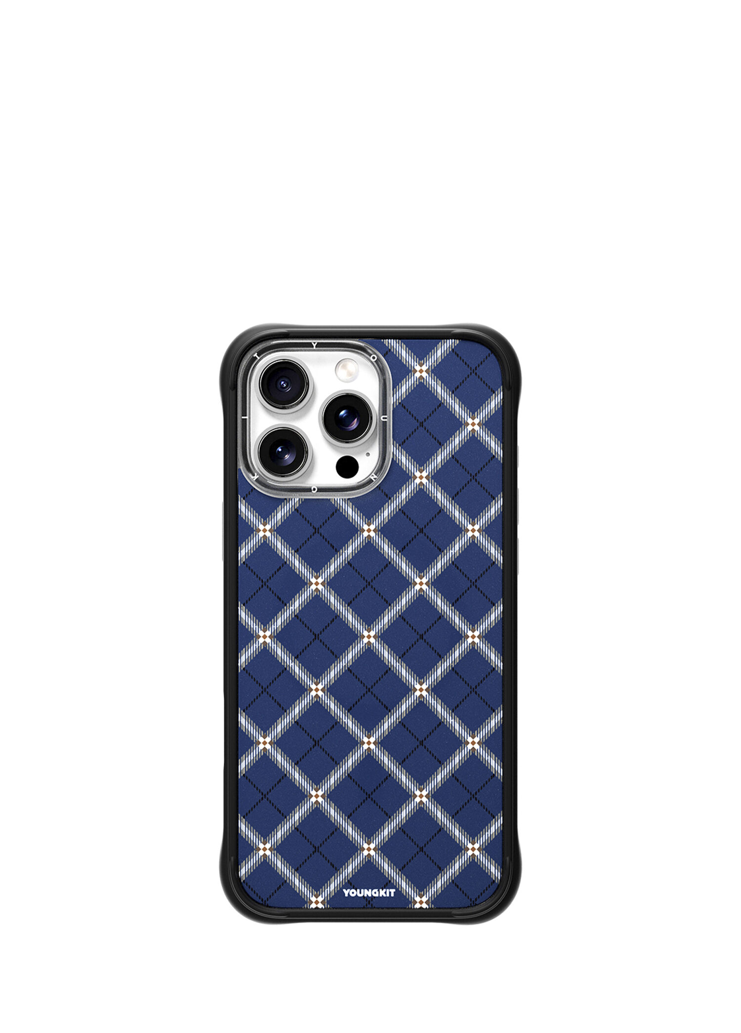 Argyle Serisi iPhone 16 Pro Magsafe Uyumlu Telefon Kılıfı