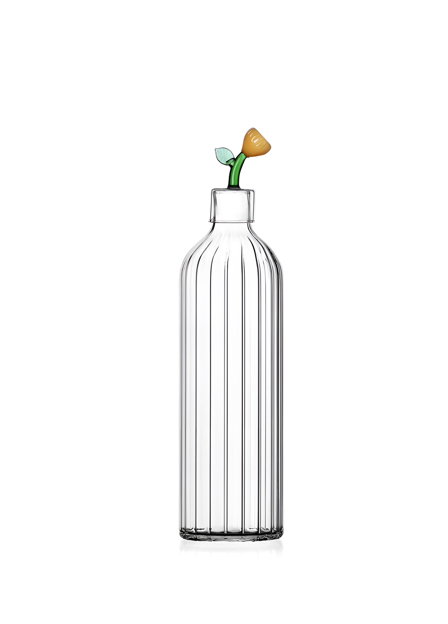 No:1 Botanica Çiçek Figürlü Cam Şişe