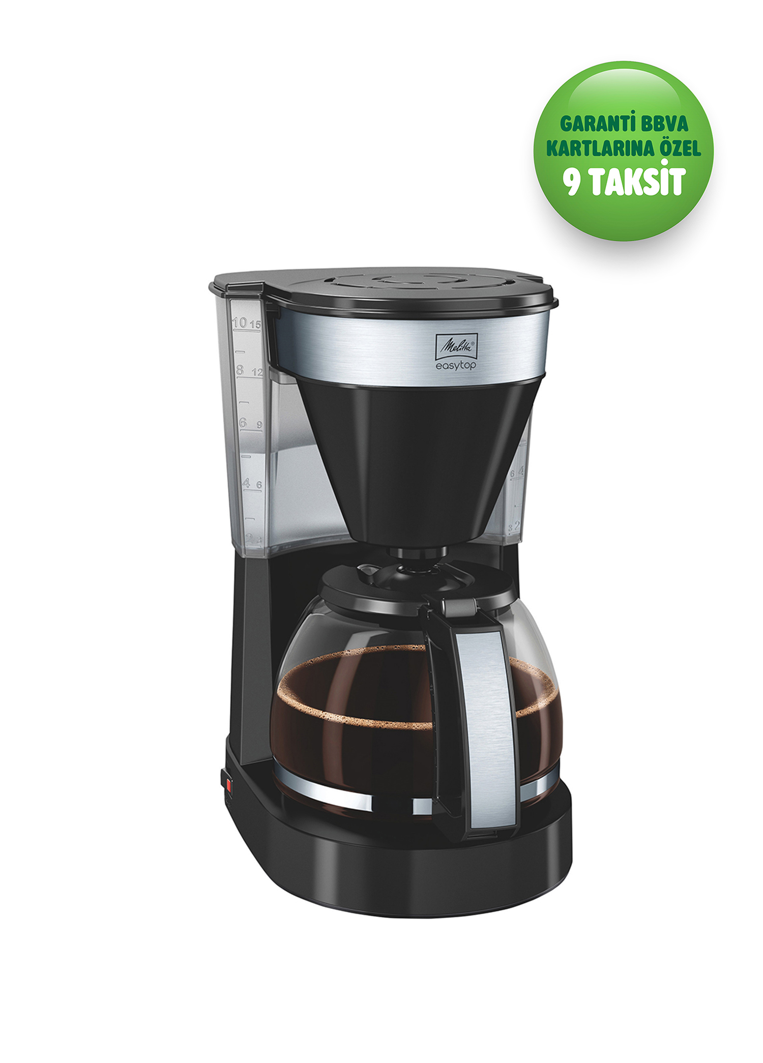 Easy Top II Siyah Filtre Kahve Makinesi