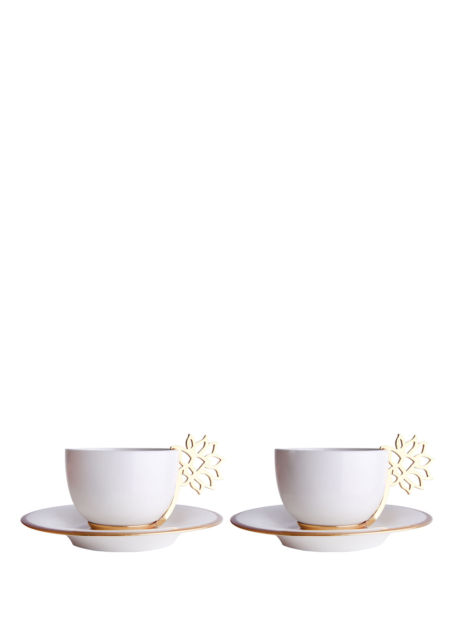 Lotus Exclusive Porselen 2li Kahve Fincanı Seti