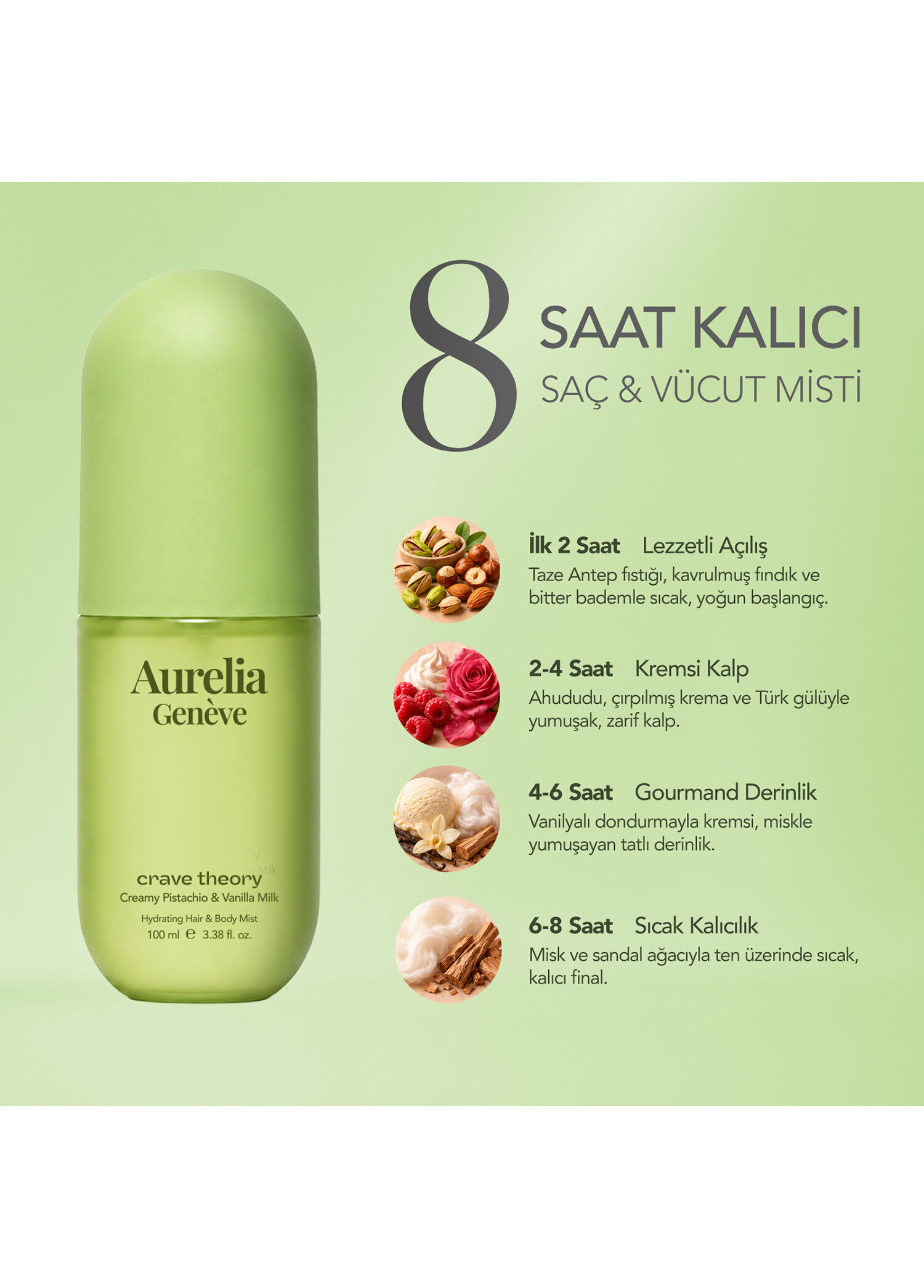 Aurelia Genève - Hydrating Hair & Body Mist Crave Theory 100 ml -