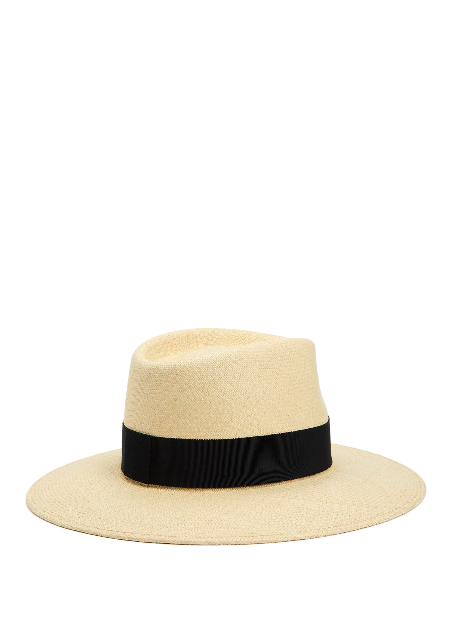 Maison Michel Charles Navy Blue Women's Straw Hat
