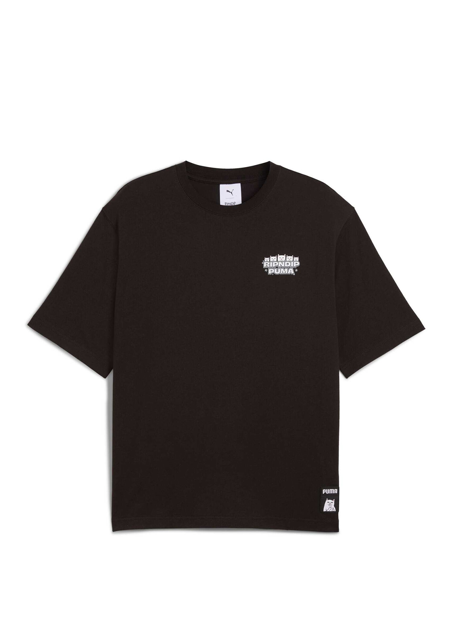 Ripndip Boxy Siyah Kısa Kollu Erkek T-Shirt