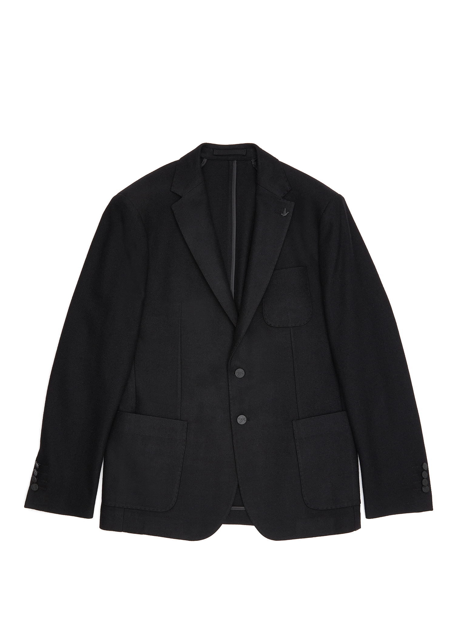 Siyah Yün Kaşe Blazer_8