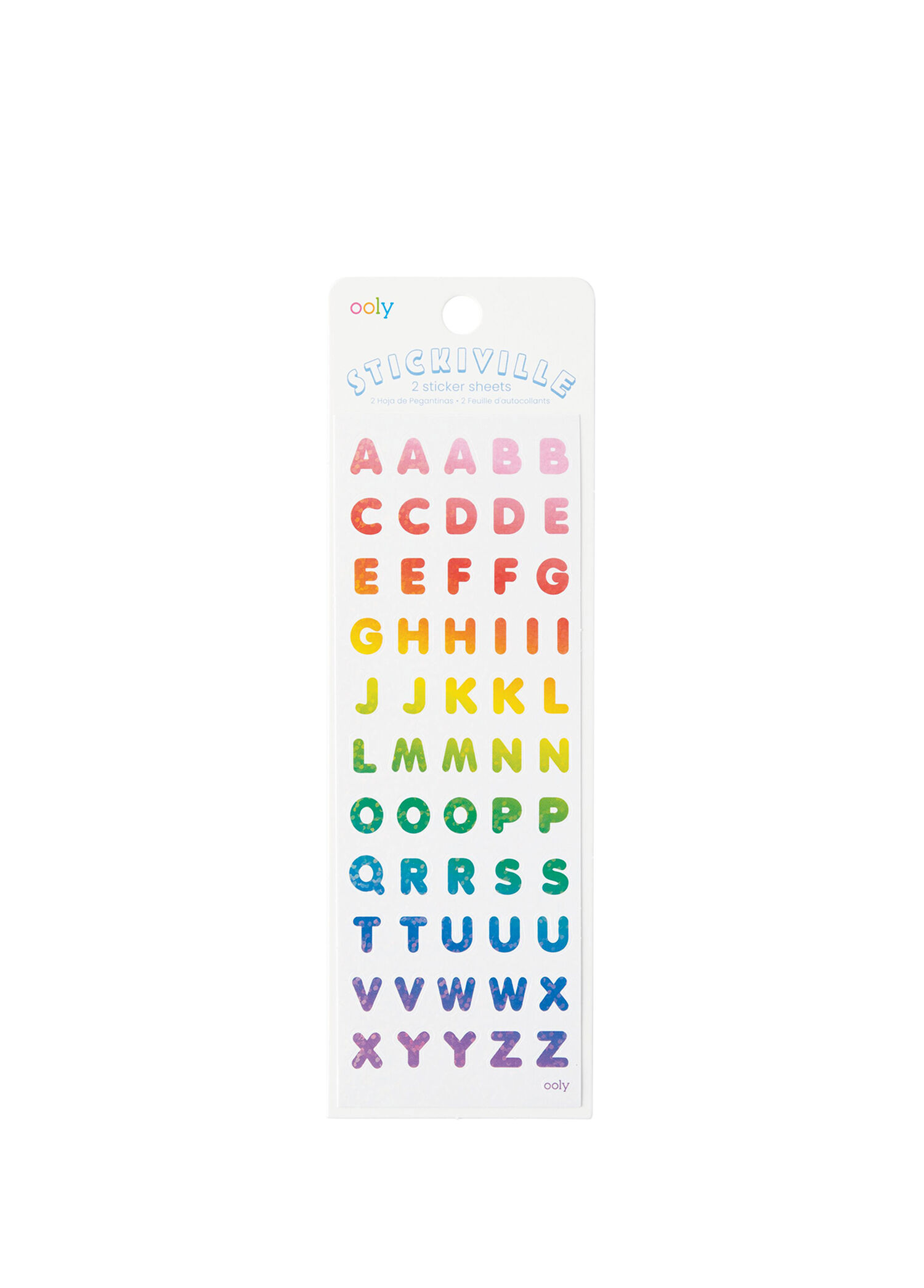 Rainbow Letters Stickiville Çıkartma Seti