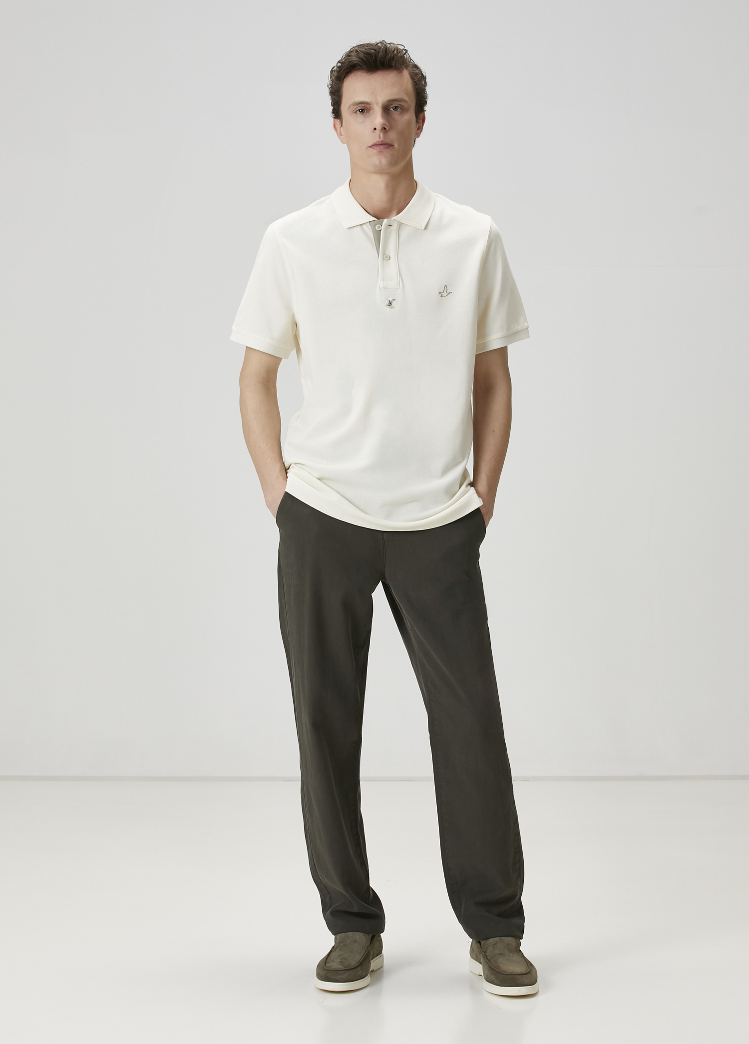 Krem Polo Yaka T-shirt_1