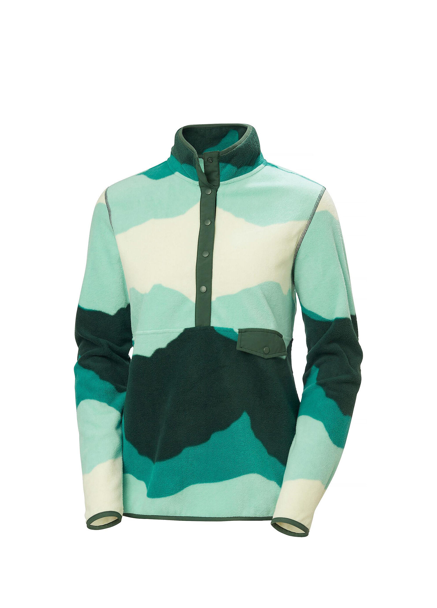 W Maridalen Lagoon Mountain Polar Kadın Spor Sweatshirt