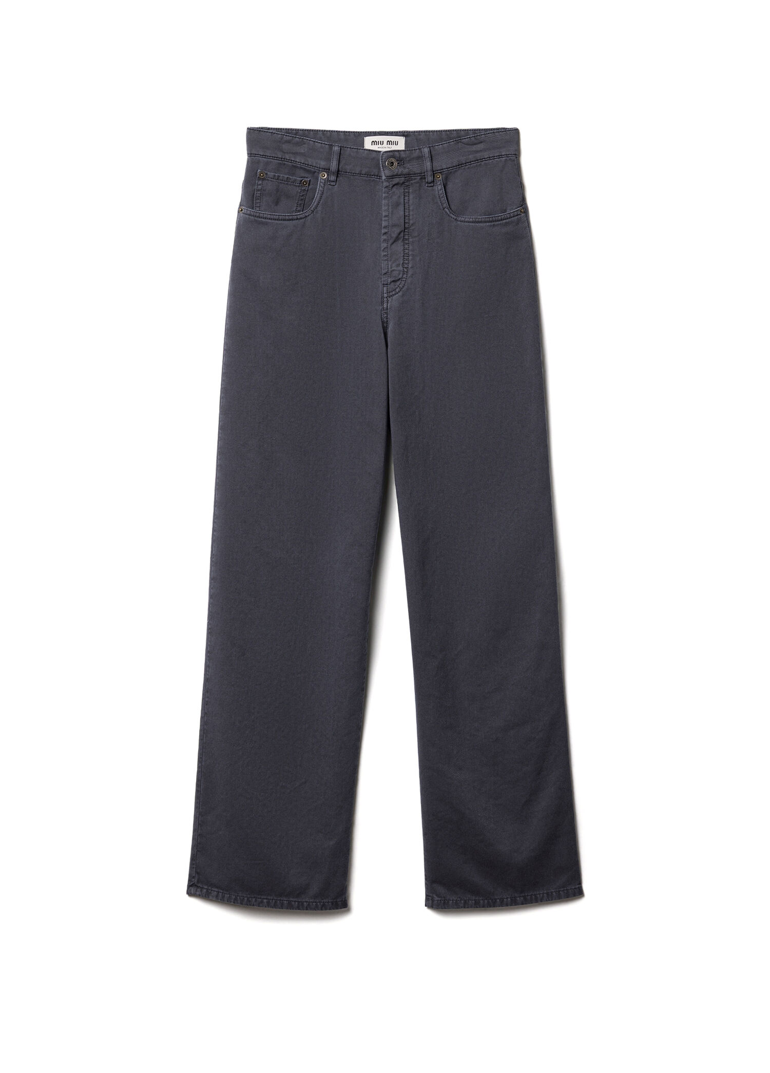 Gri Hafif Denim Kadın Pantolon