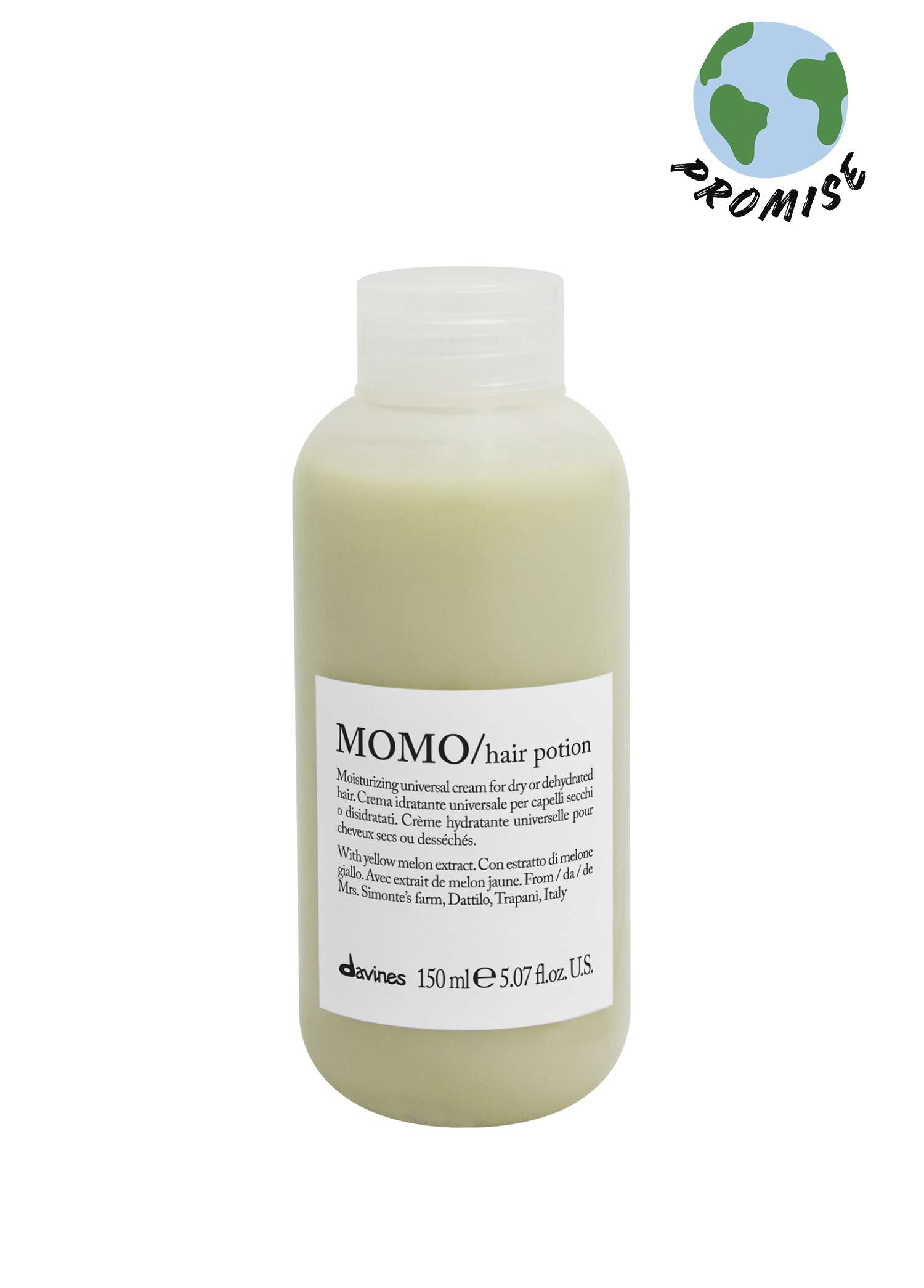 Momo Hair Potion Kuru Saçlar için Nemlendirici Durulanmayan Krem 150 ml