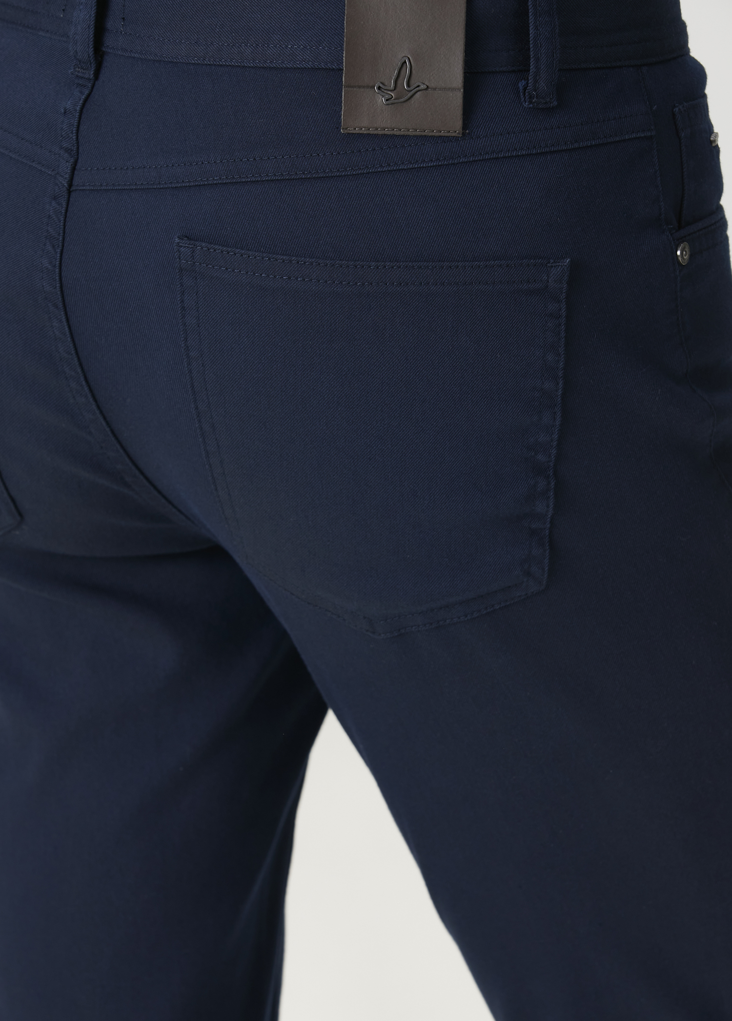 Lacivert Twill Dokulu Spor Pantolon_4