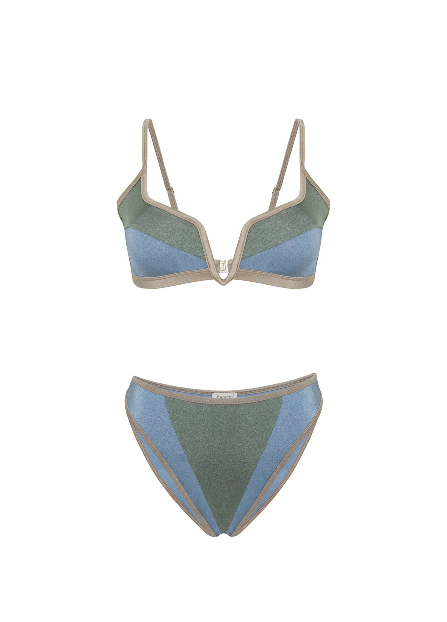 Cleopatra Yeşil Mavi Kadın Bikini Takımı